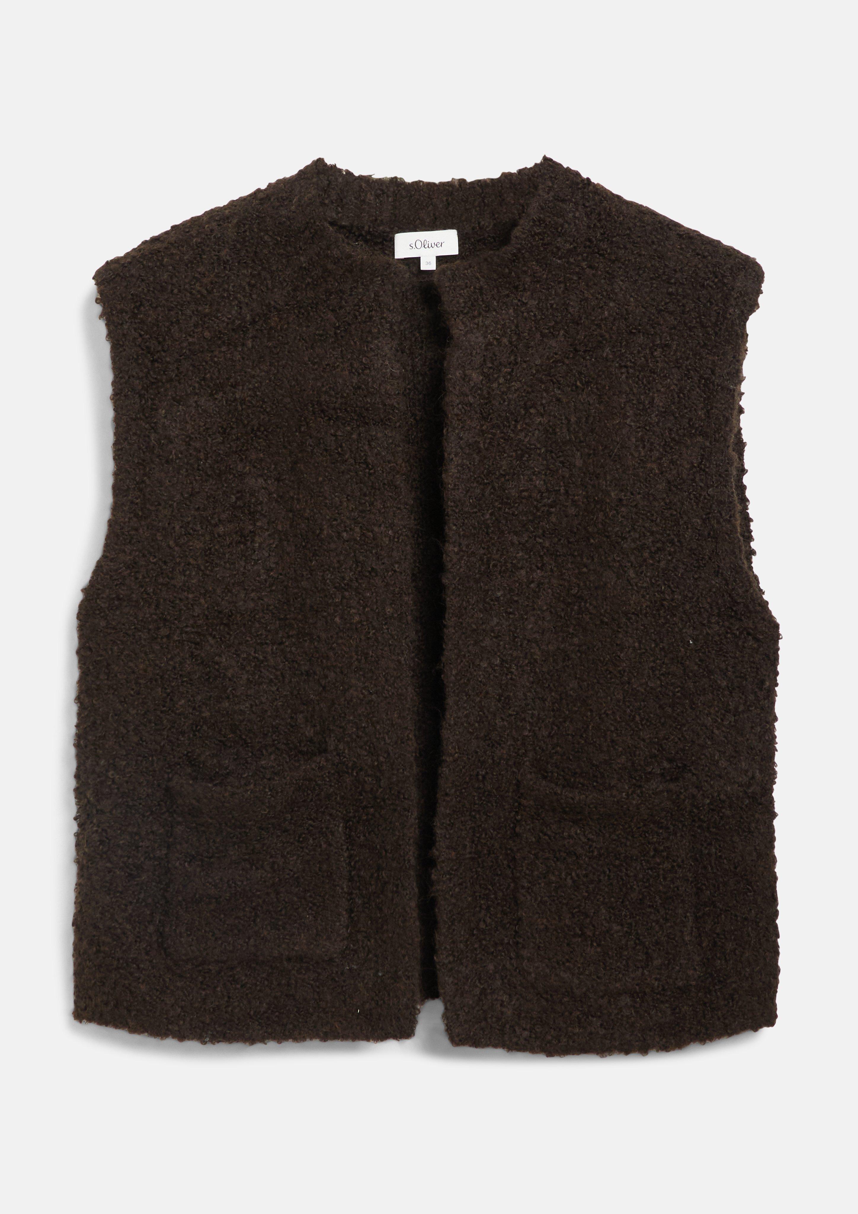 Strickjacke in Farbe dunkelbraun von s.Oliver