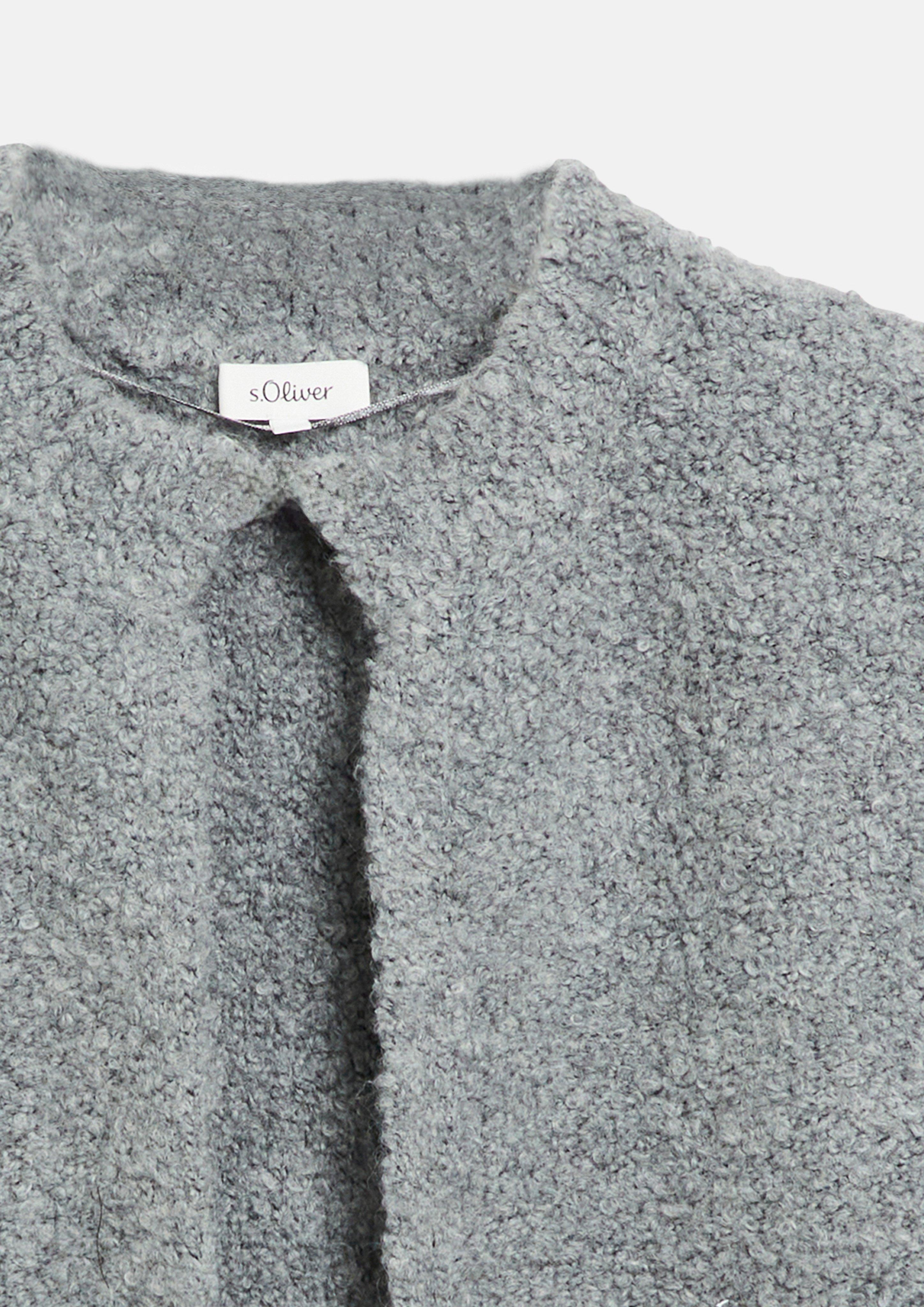 Femmes Veste en tricot en gris de s.Oliver