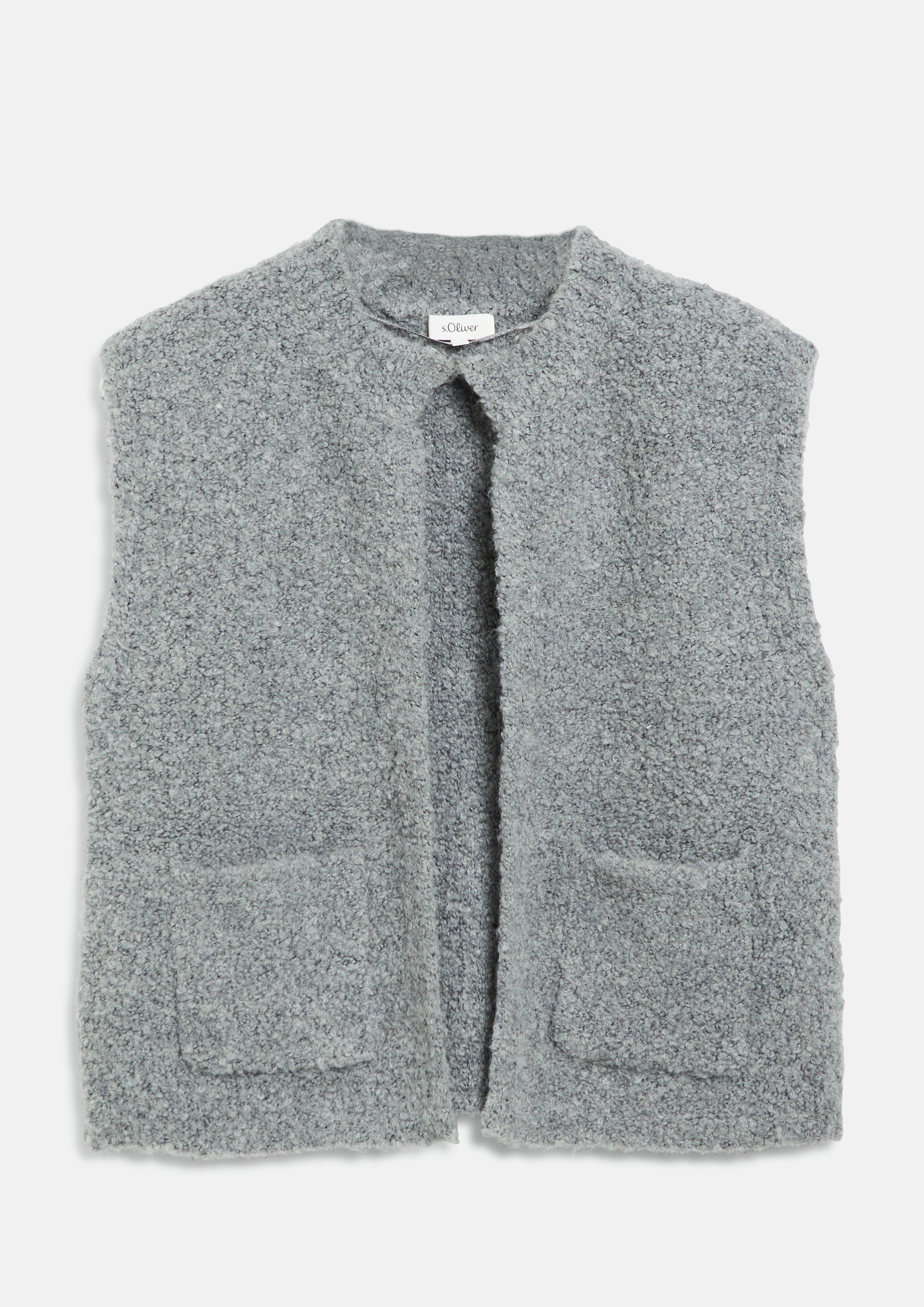 Damen Strickjacke in grau von s.Oliver