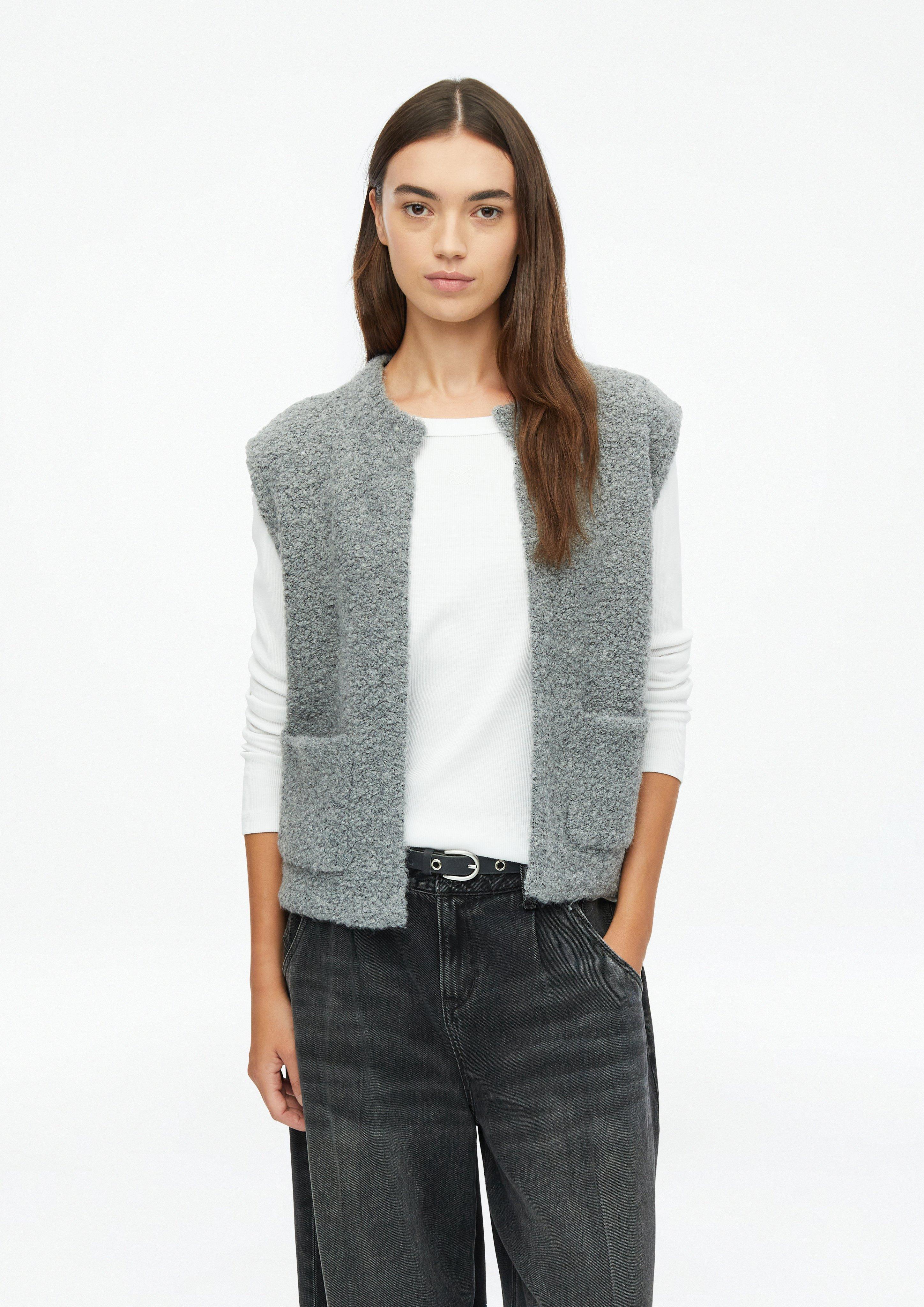 Strickjacke in Farbe grau von s.Oliver