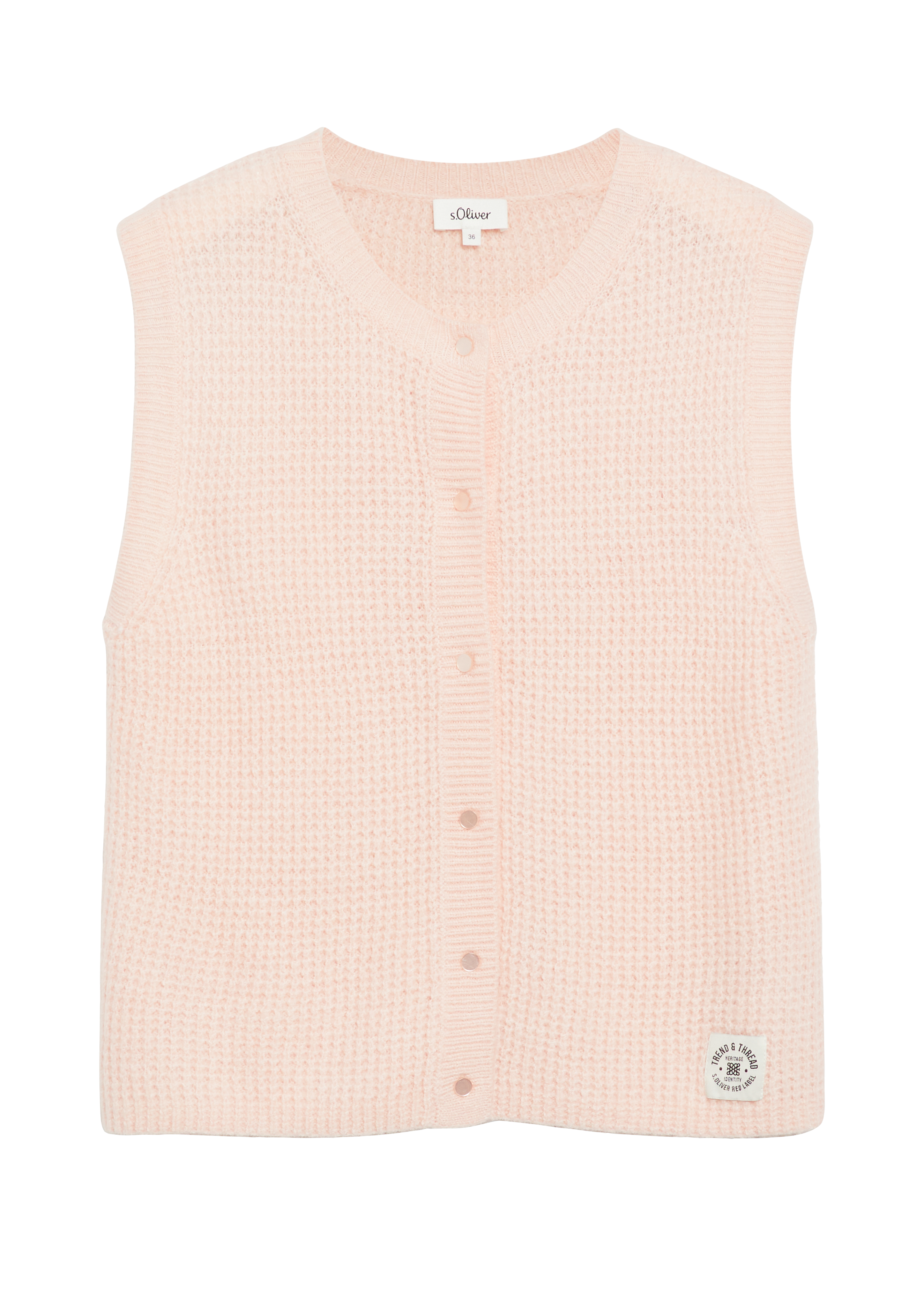 Gebreid vest van alpacamix