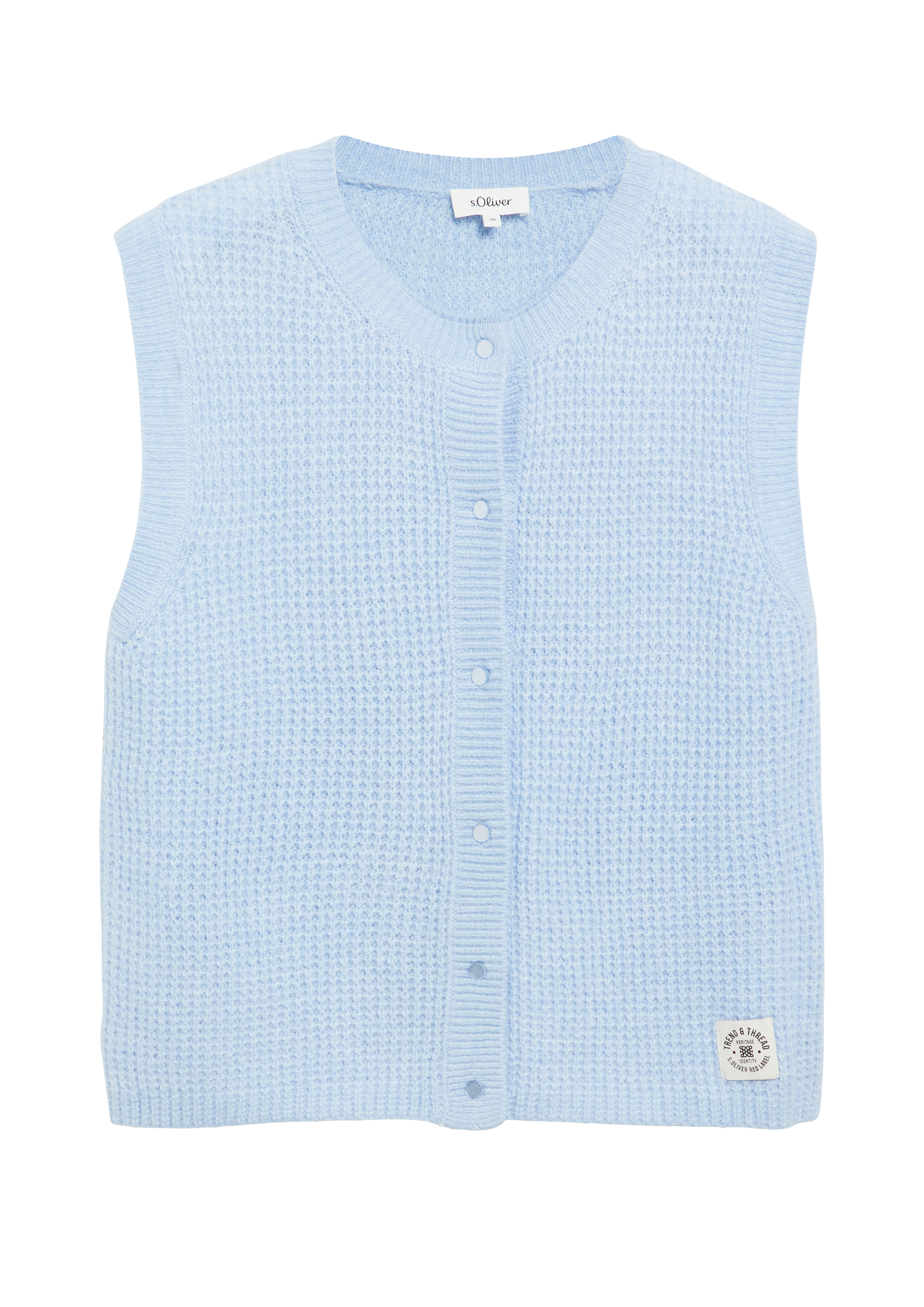 Gebreid vest van alpacamix