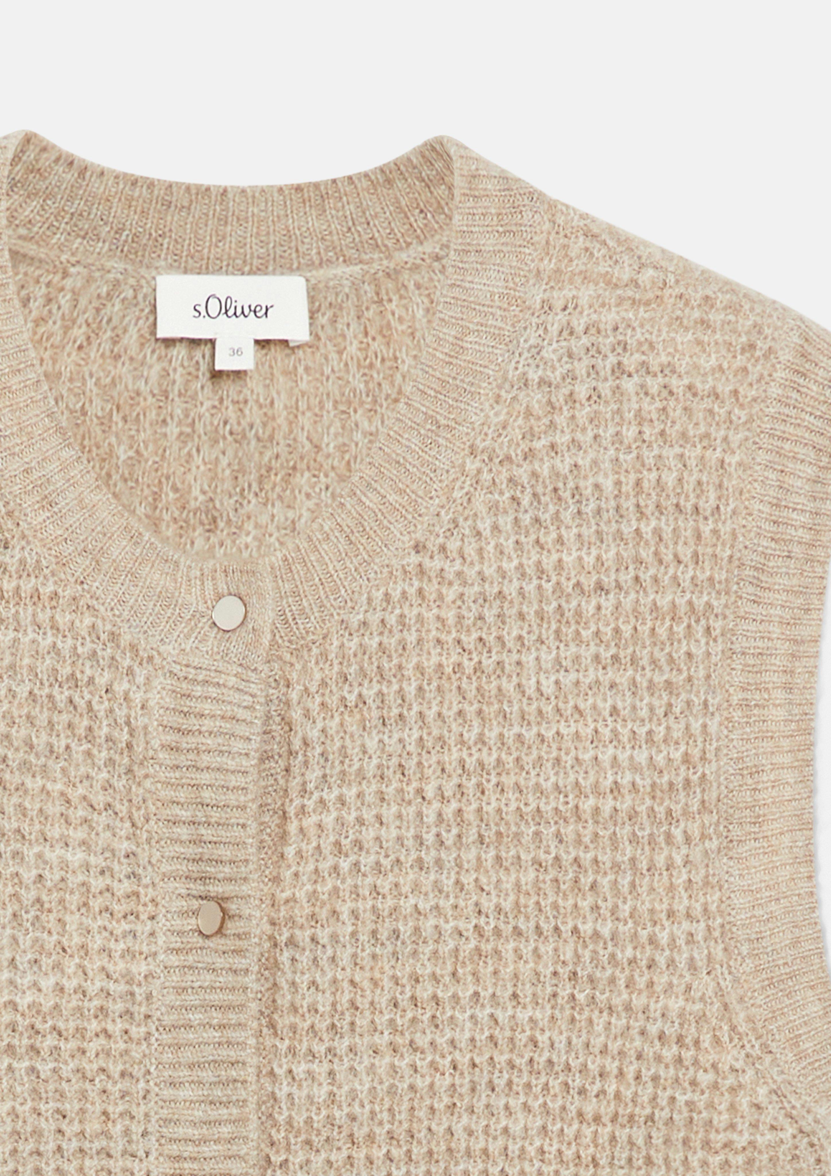 Damen Strickjacke in beige von s.Oliver