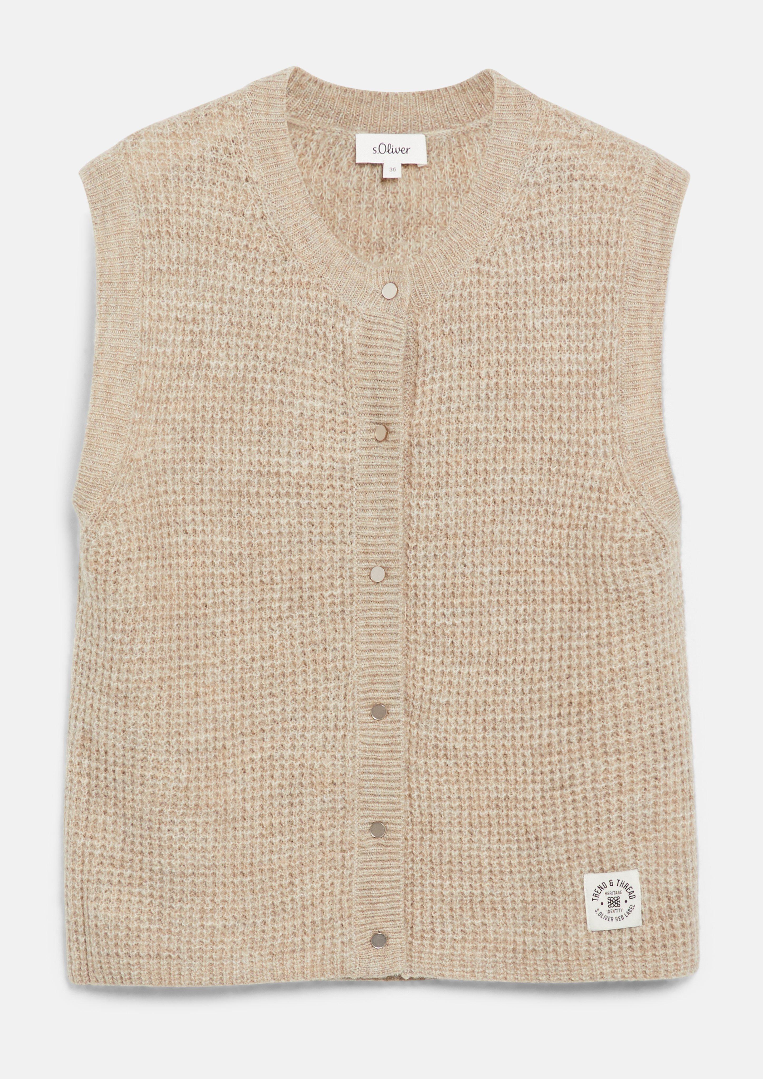 Damen Strickjacke in beige von s.Oliver