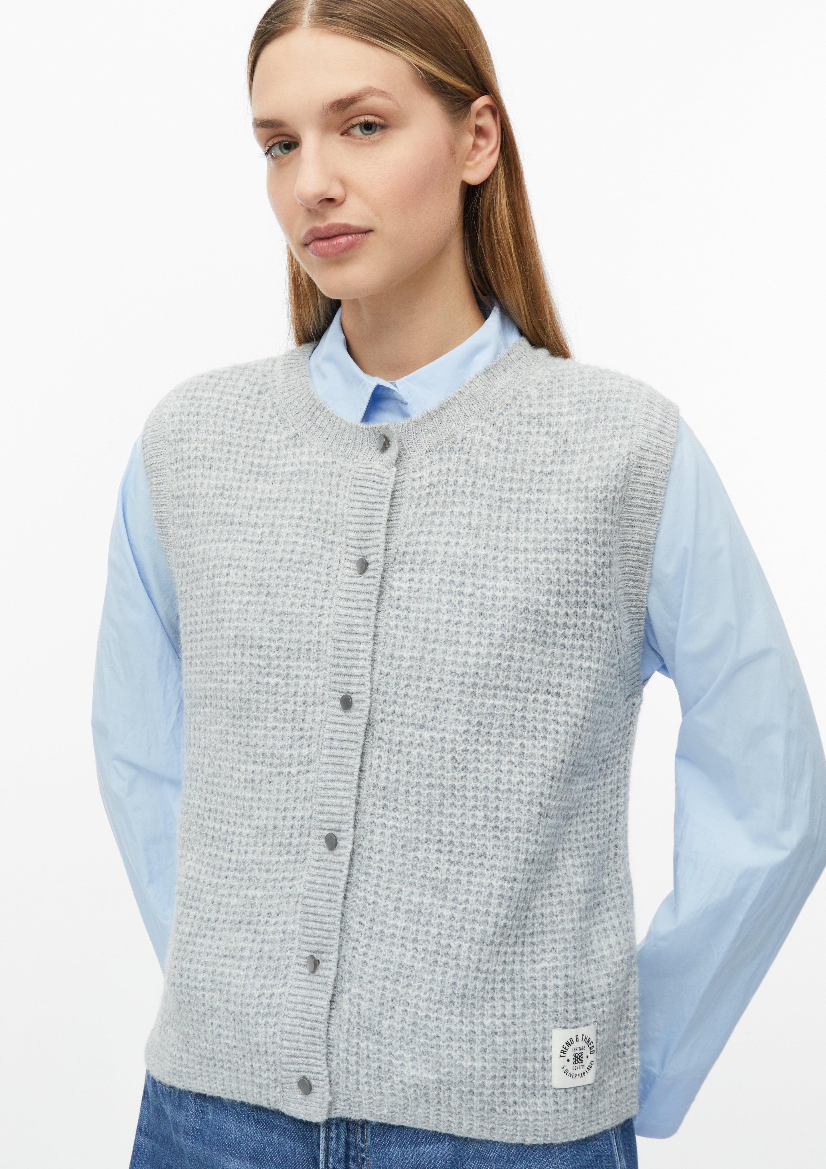 Women Cardigan in grey by s.Oliver