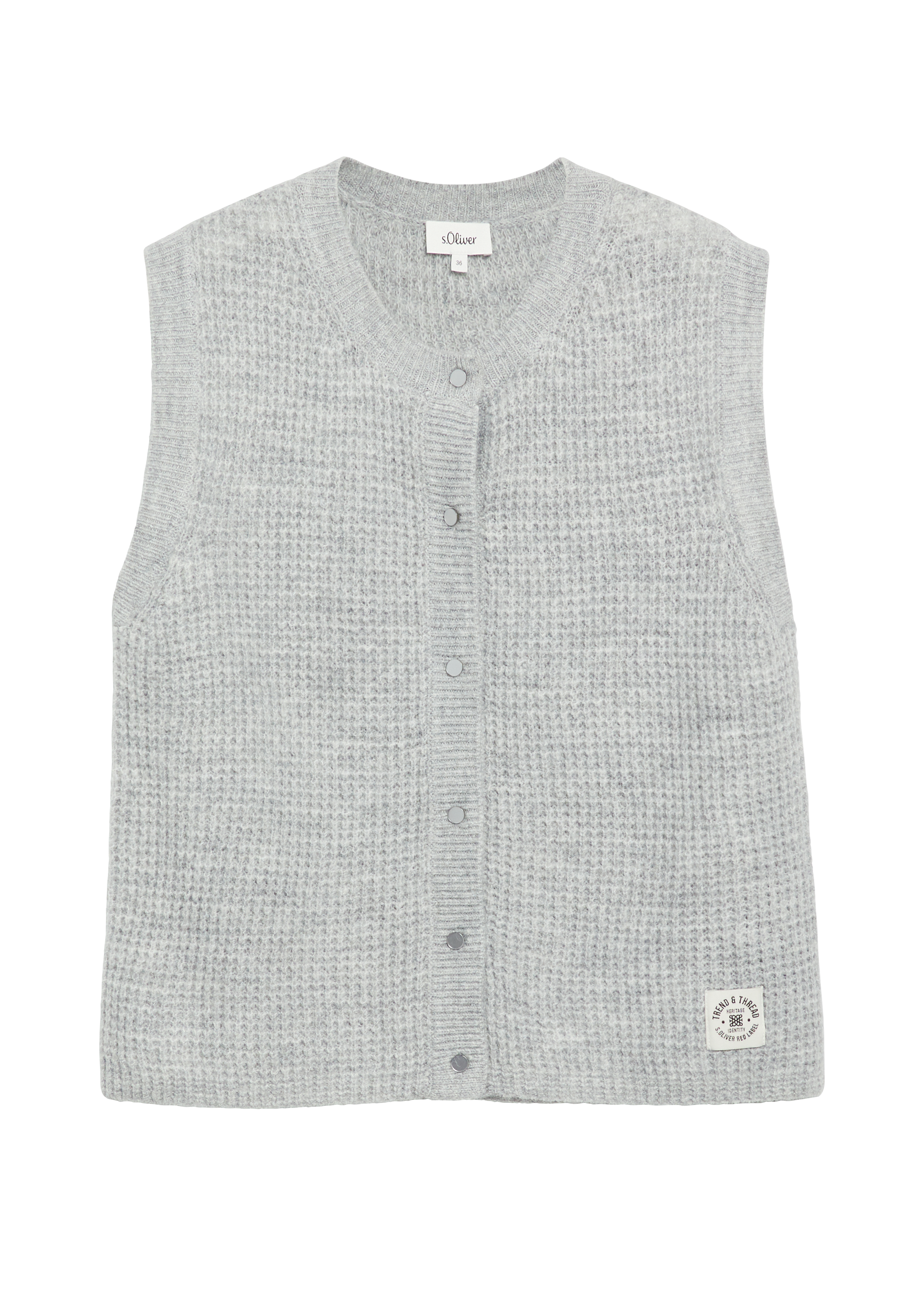Gebreid vest van alpacamix