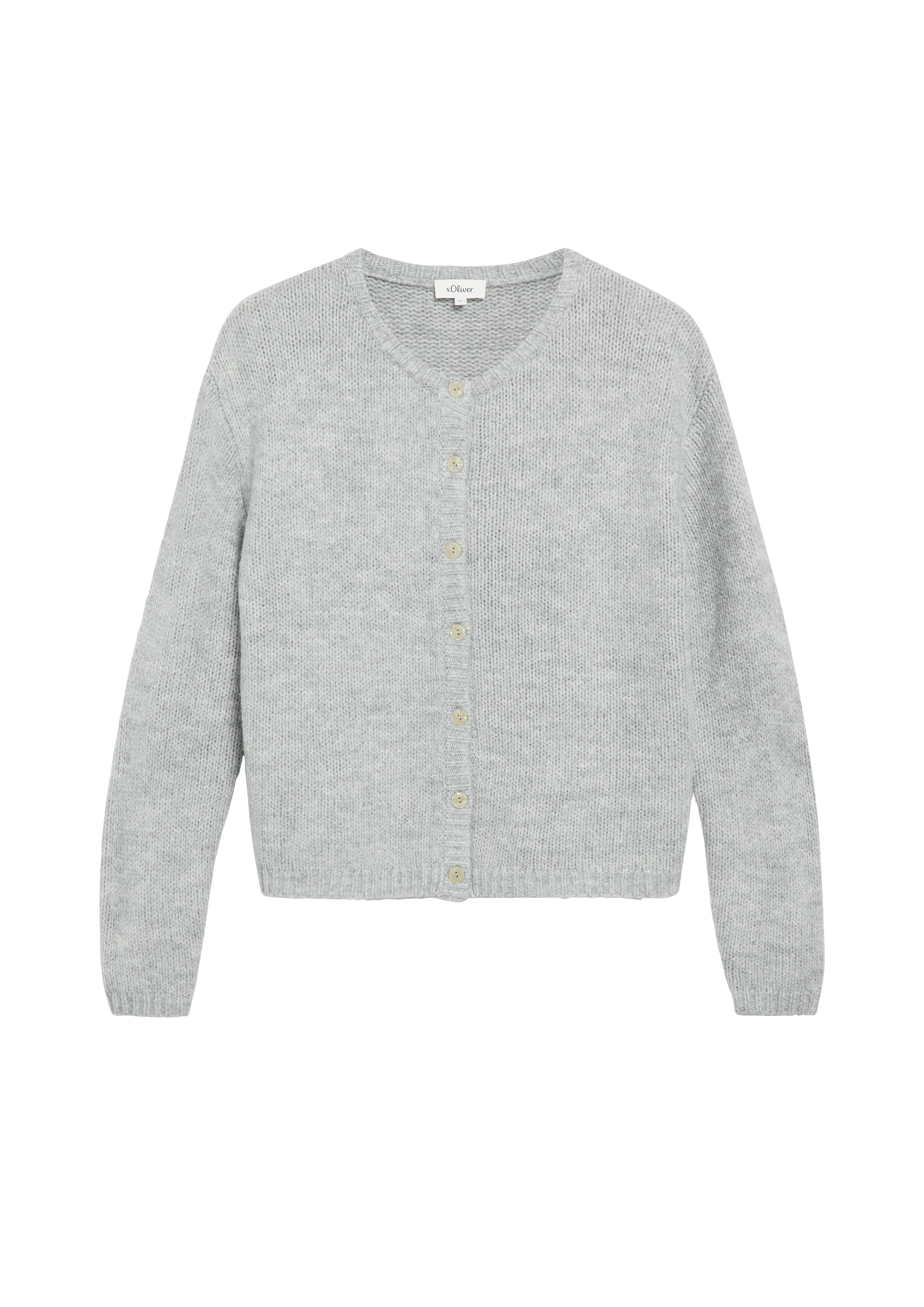 Zacht vest van alpaca-mix