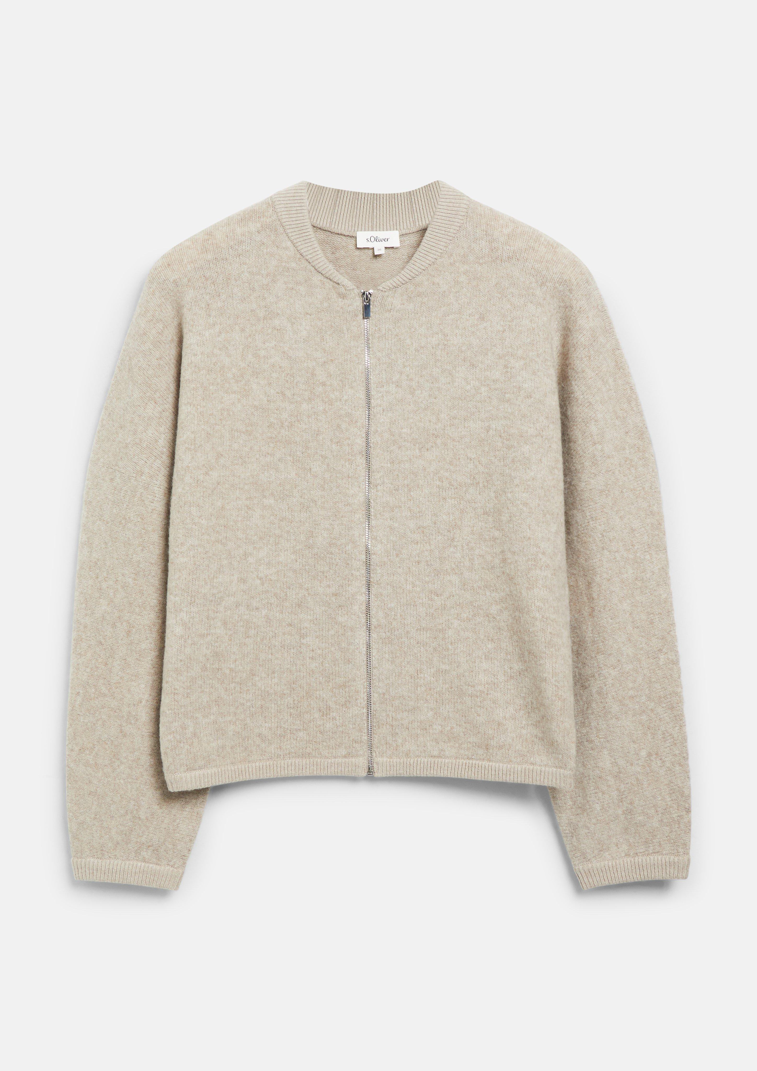 Femmes Veste en tricot en beige de s.Oliver