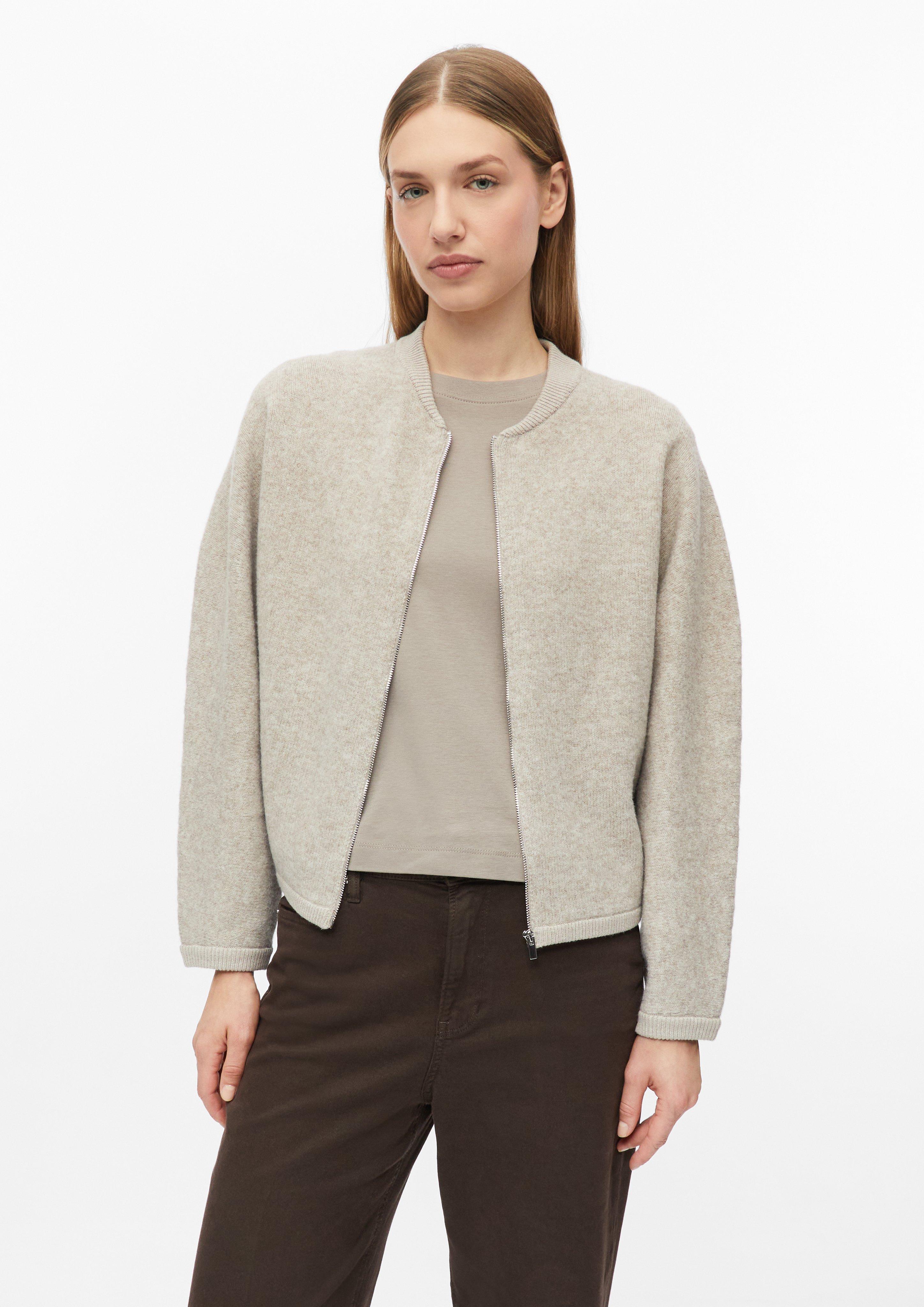 Veste en tricot en beige de s.Oliver