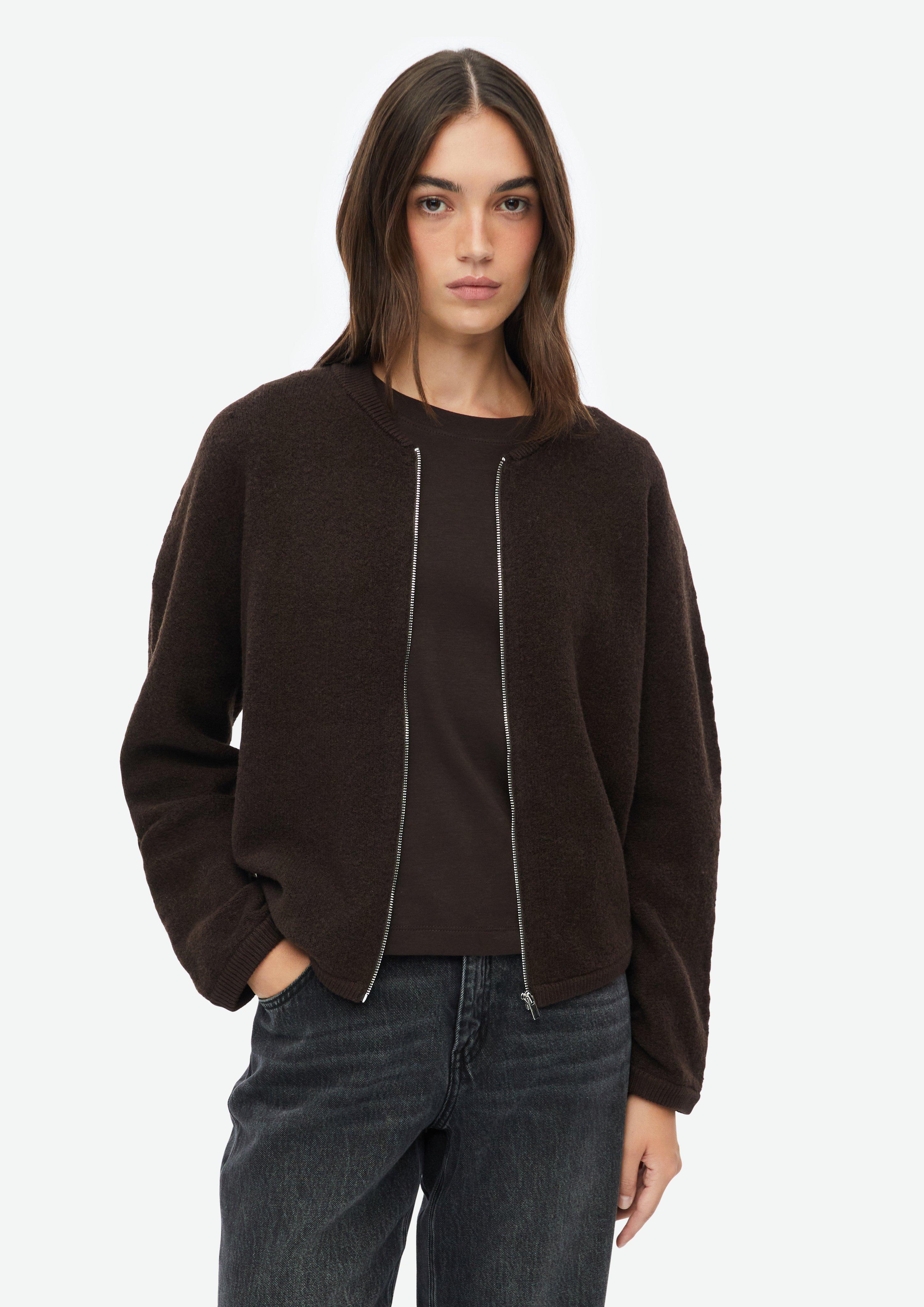 Veste en tricot en marron foncé de s.Oliver