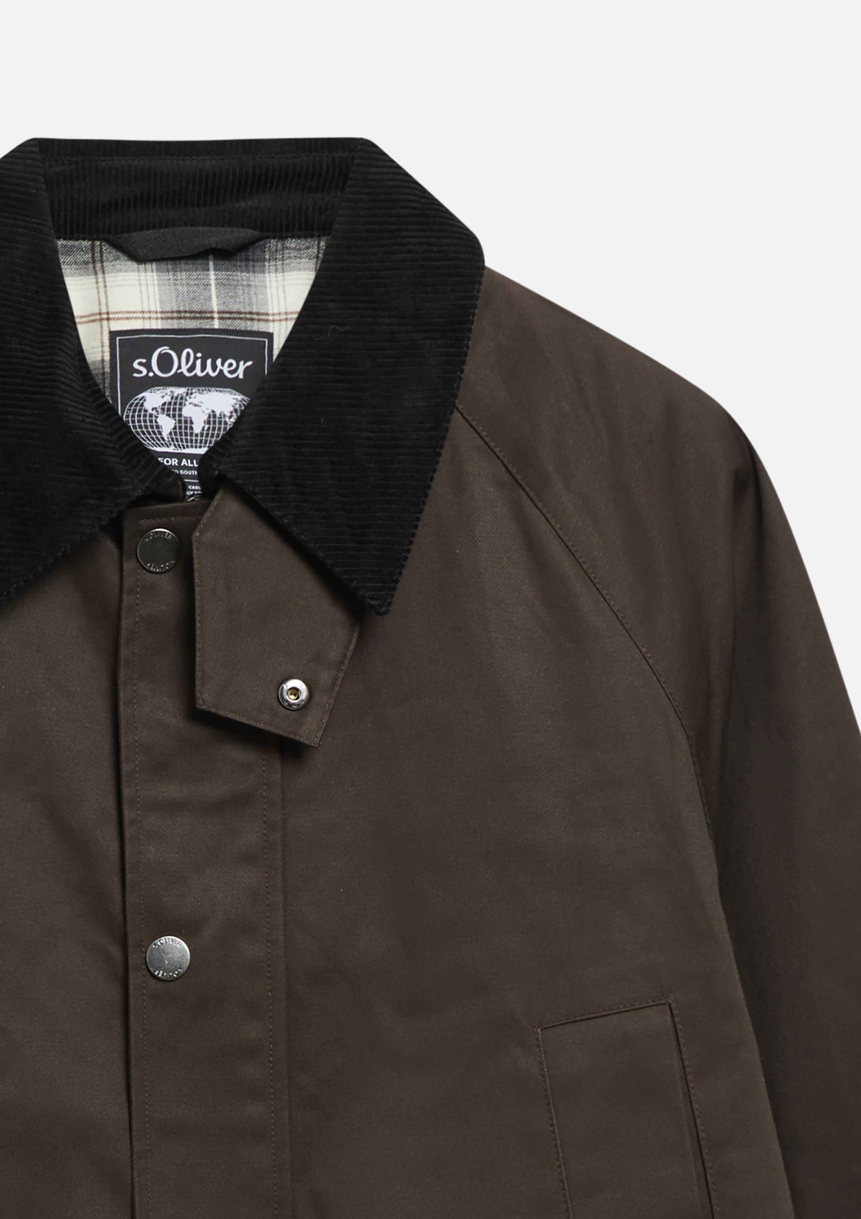 Men Outdoor jacket in brown by s.Oliver