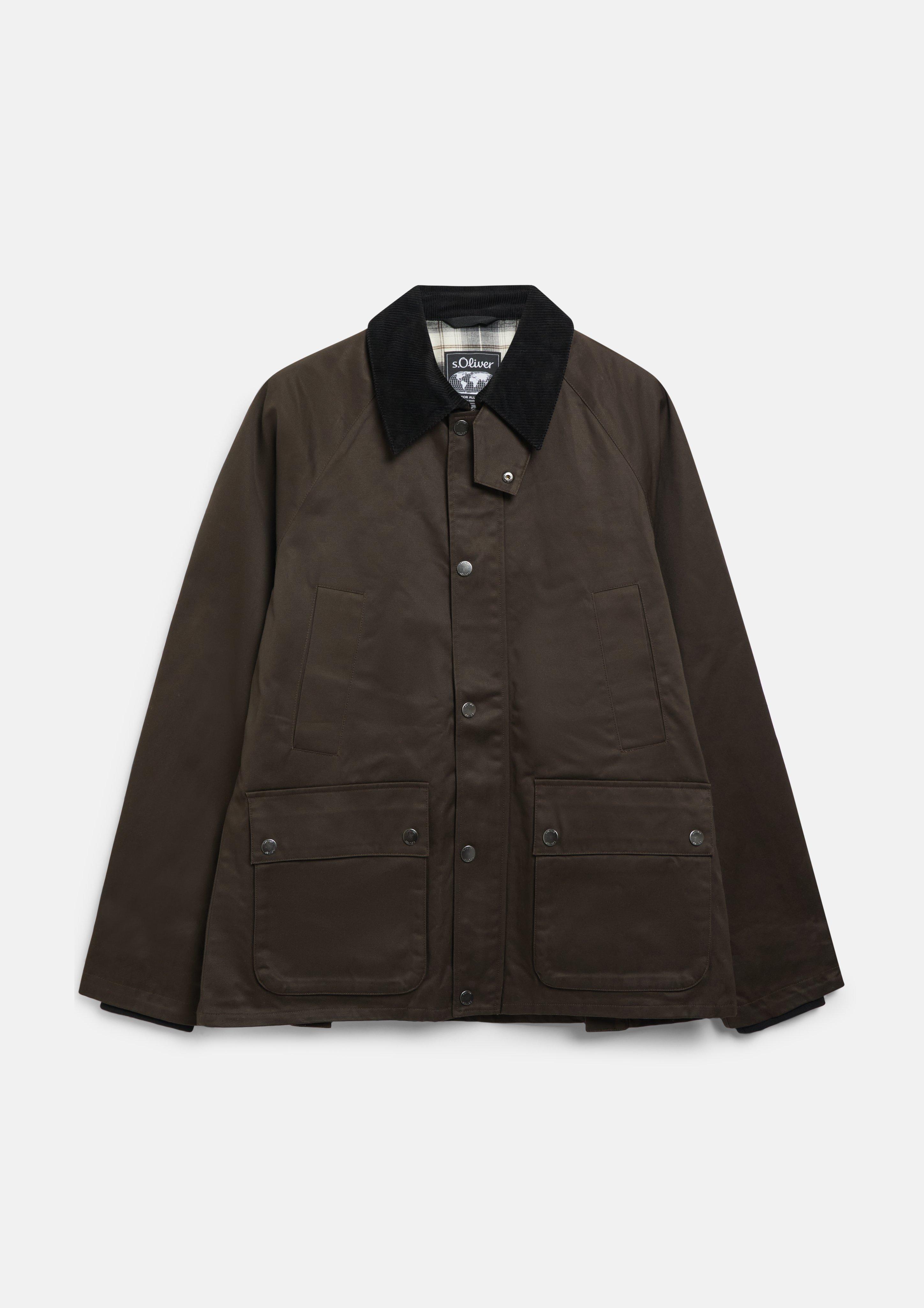 Men Outdoor jacket in brown by s.Oliver