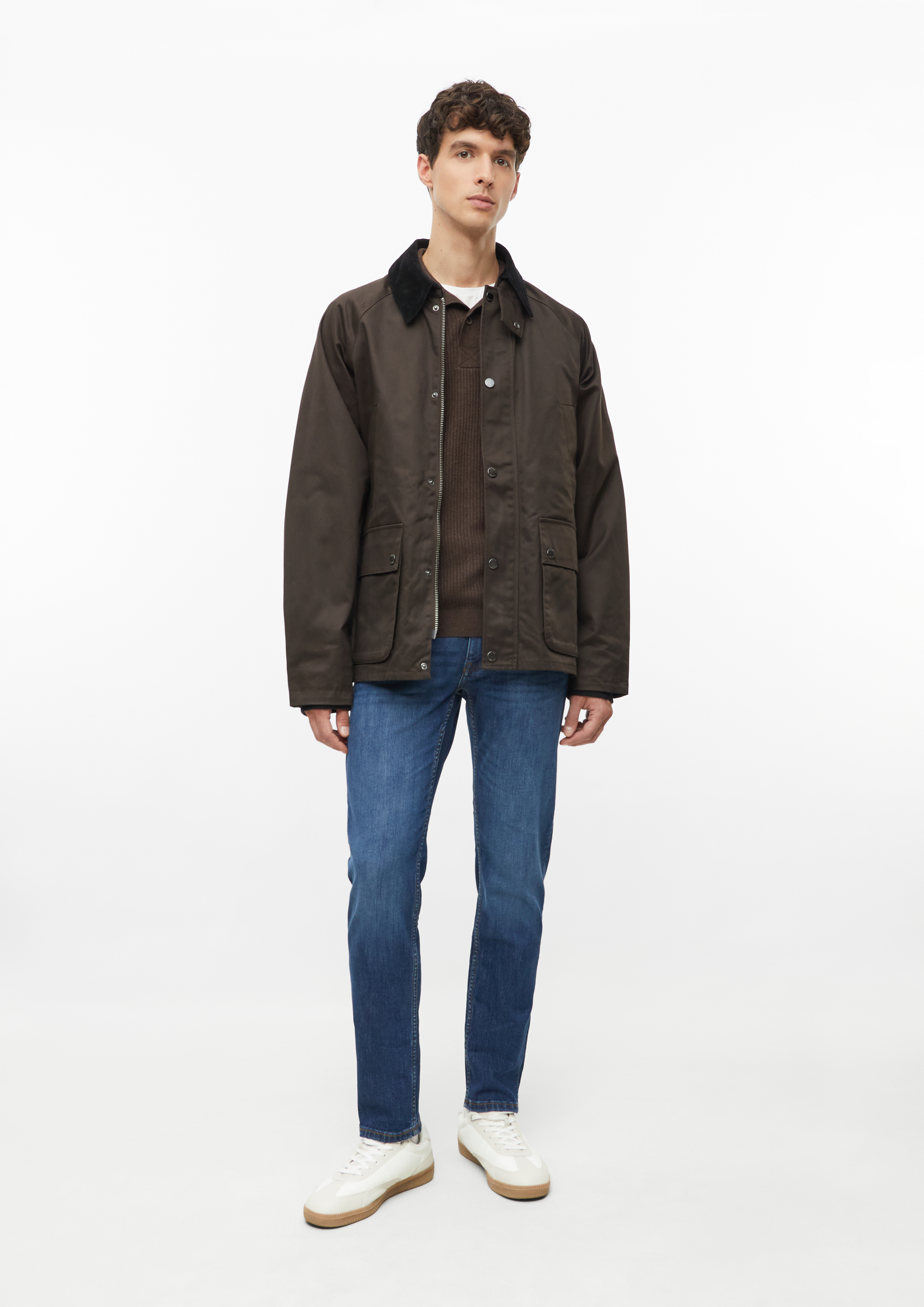 Men Outdoor jacket in brown by s.Oliver
