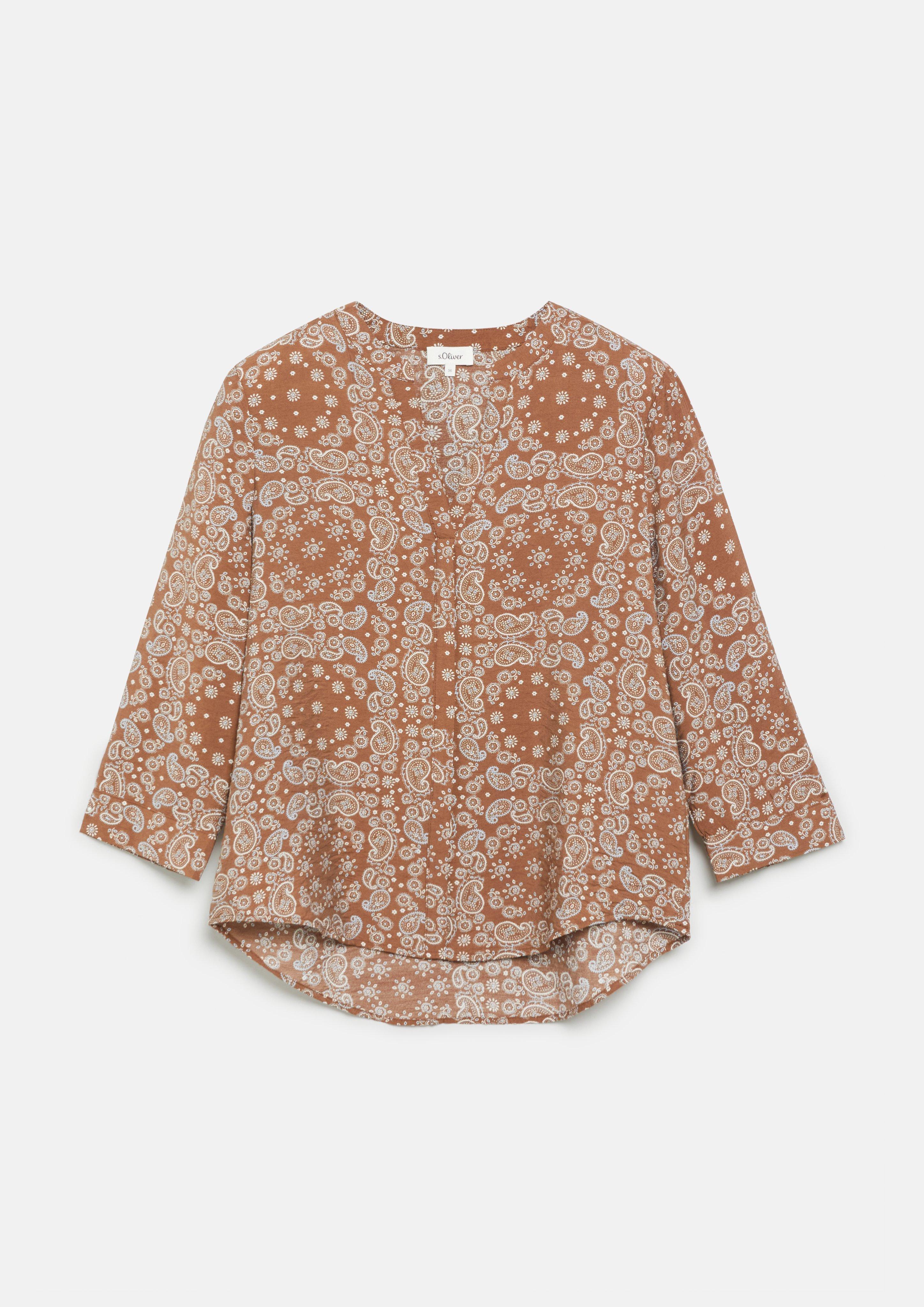 Damen Strukturierte Viskosemix-Bluse in  von s.Oliver