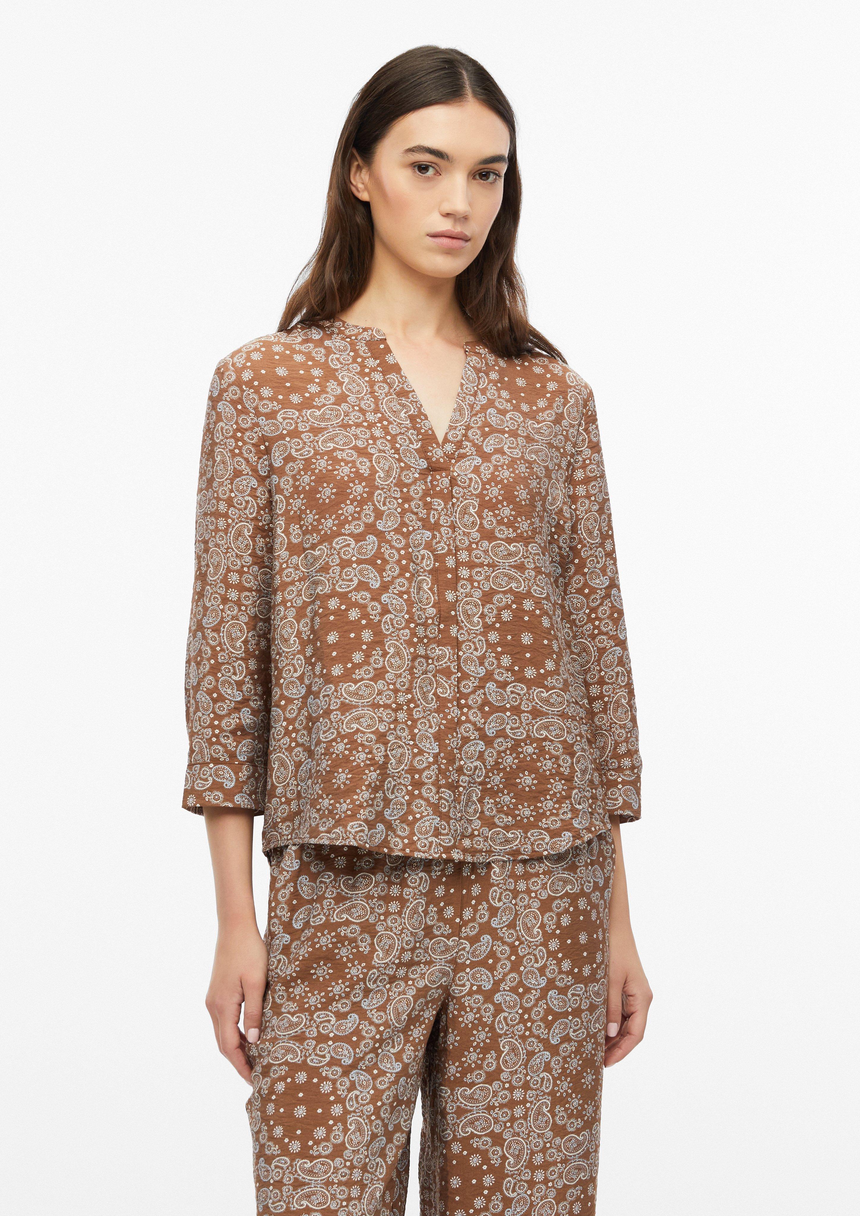 Dames Gestructureerde blouse van een viscose-mix in  van s.Oliver