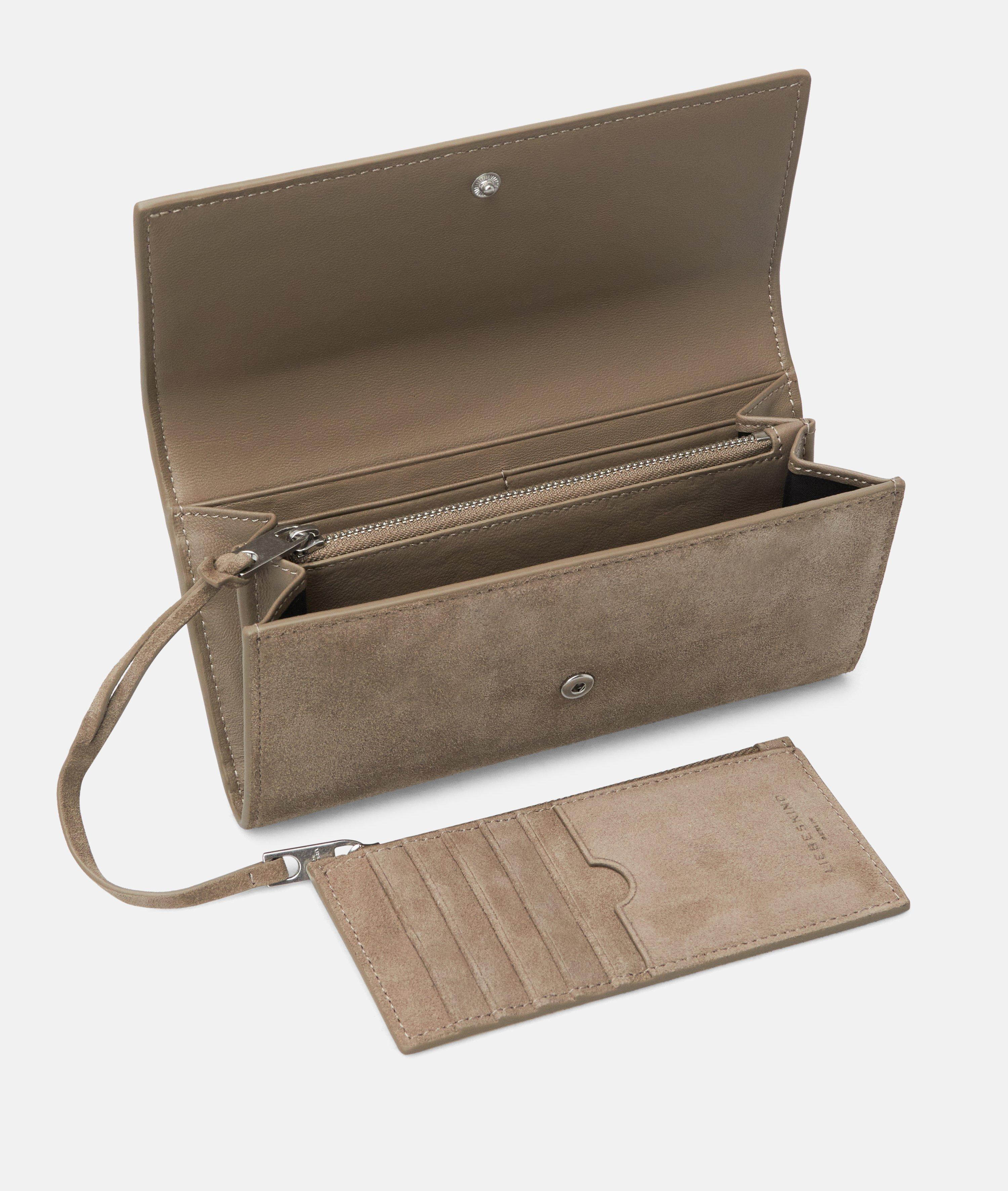 Femmes Grand portefeuille avec porte-cartes séparé en beige de Liebeskind Berlin