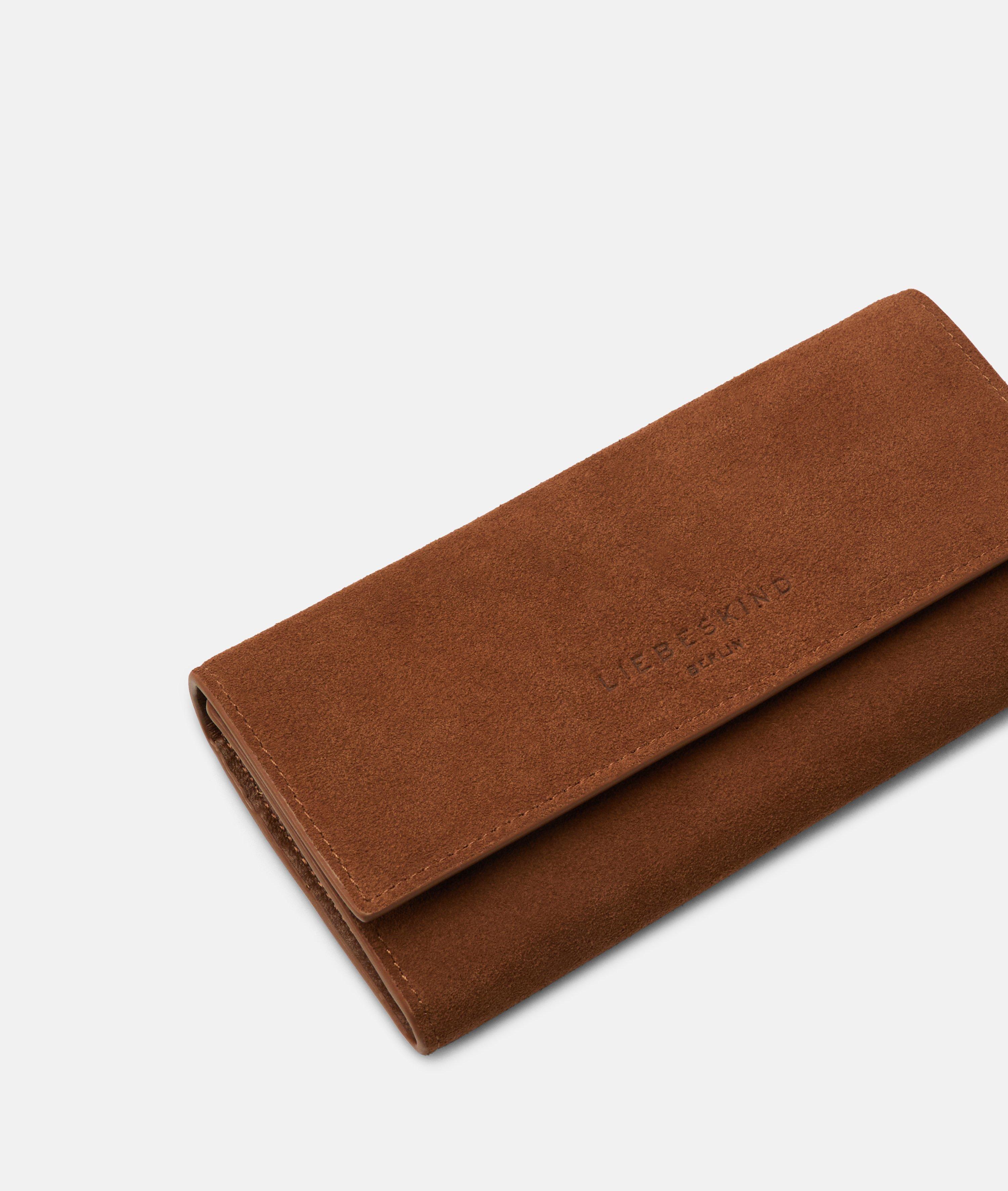 Femmes Grand portefeuille avec porte-cartes séparé en brun de Liebeskind Berlin