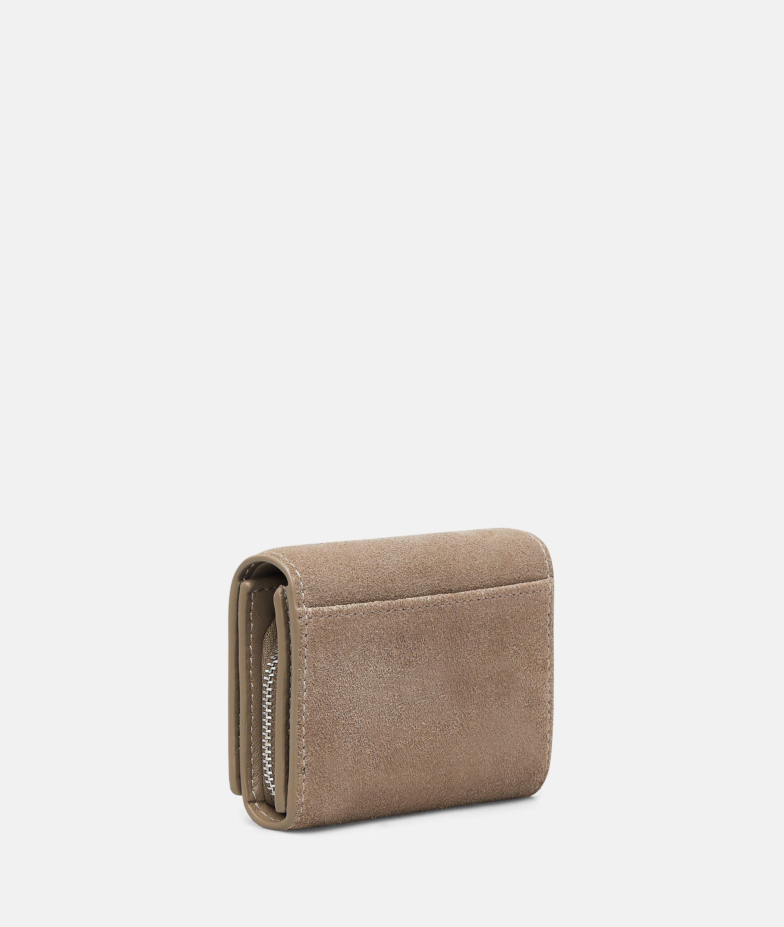 Femmes Petit portefeuille en cuir velours souple en beige de Liebeskind Berlin