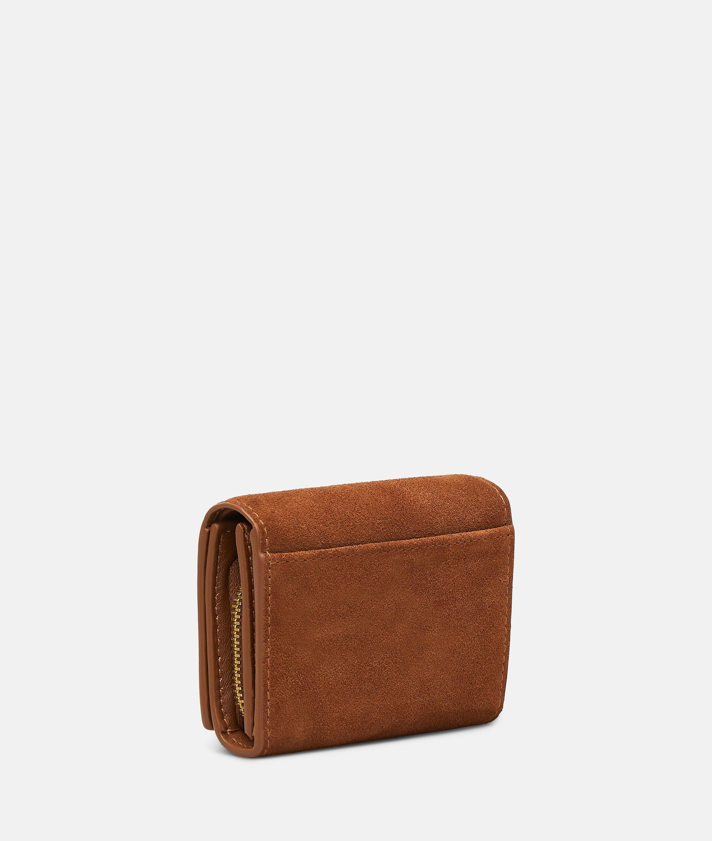 Femmes Petit portefeuille en cuir velours souple en brun de Liebeskind Berlin