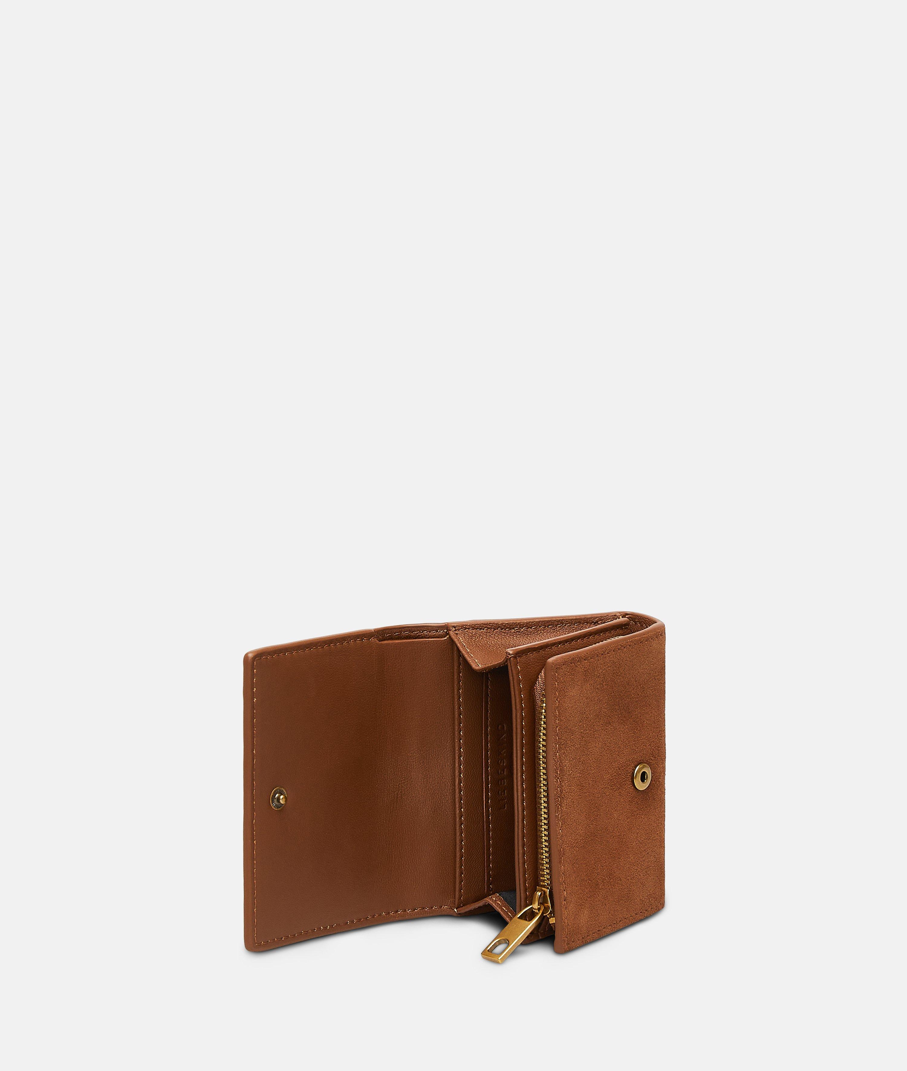 Femmes Petit portefeuille en cuir velours souple en brun de Liebeskind Berlin