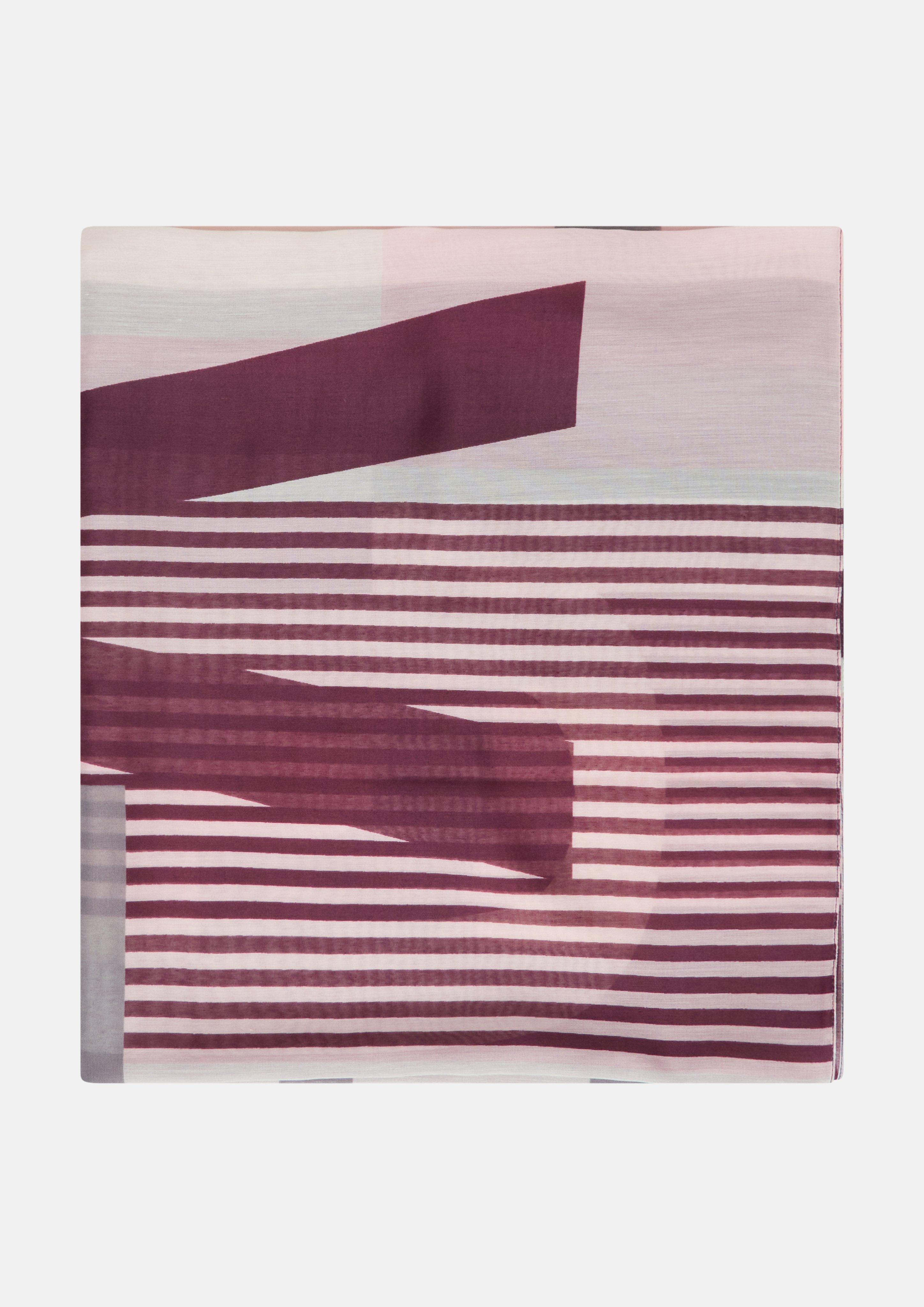 Damen Snood mit All-over-Print und Schriftprint in rot von s.Oliver