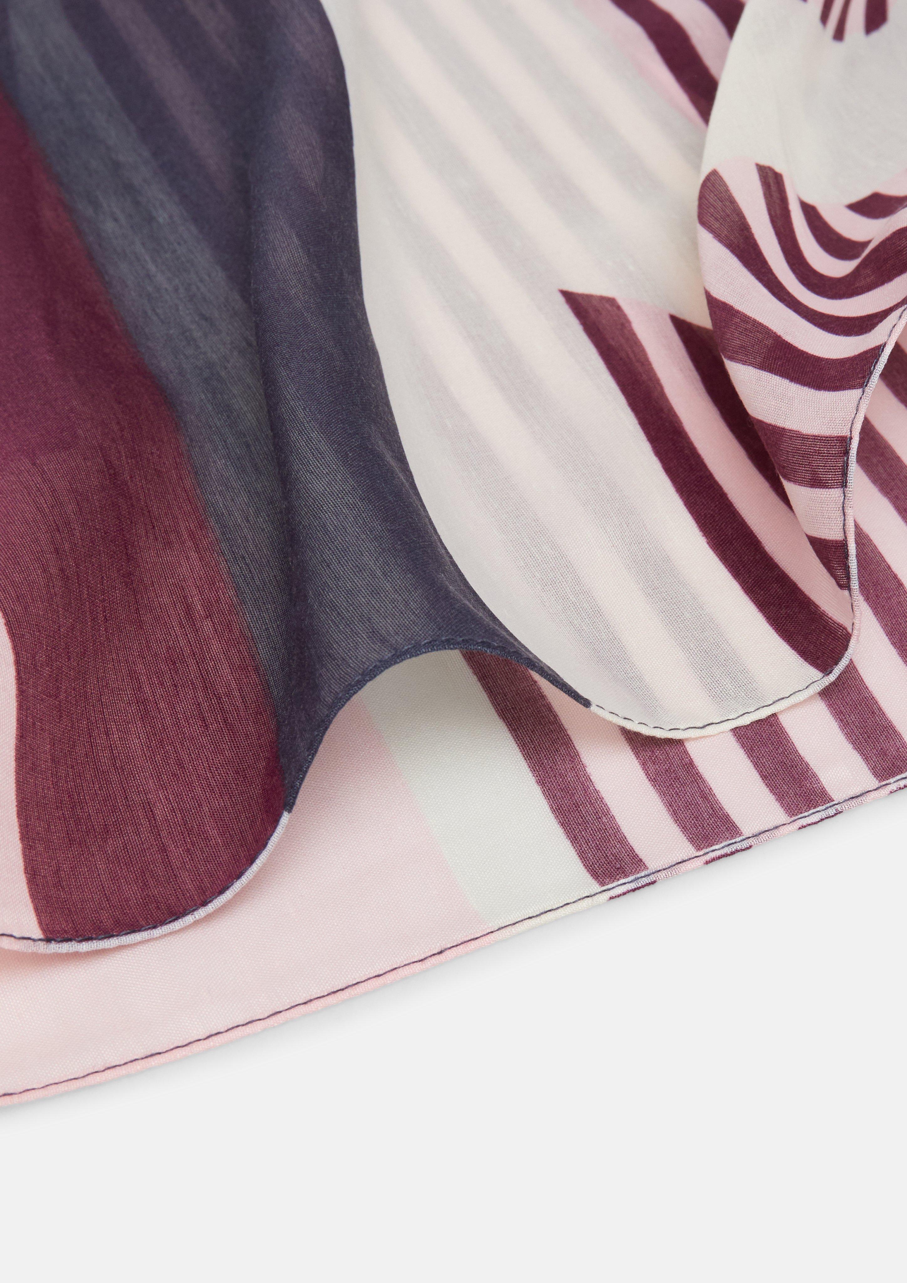 Damen Snood mit All-over-Print und Schriftprint in rot von s.Oliver