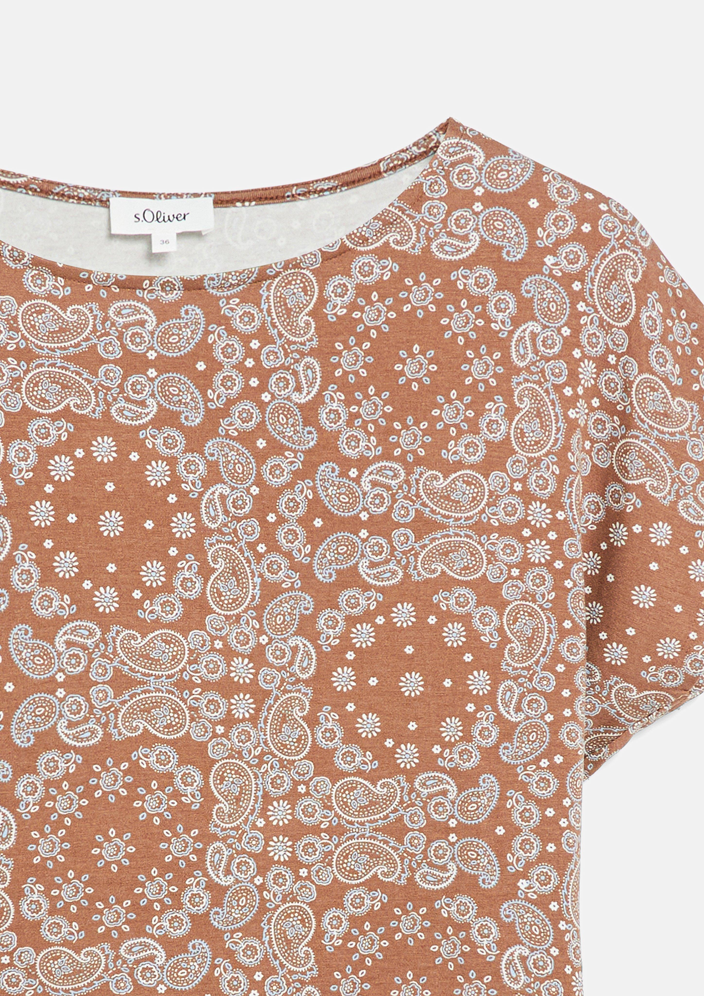 Women T-Shirt in brown by s.Oliver