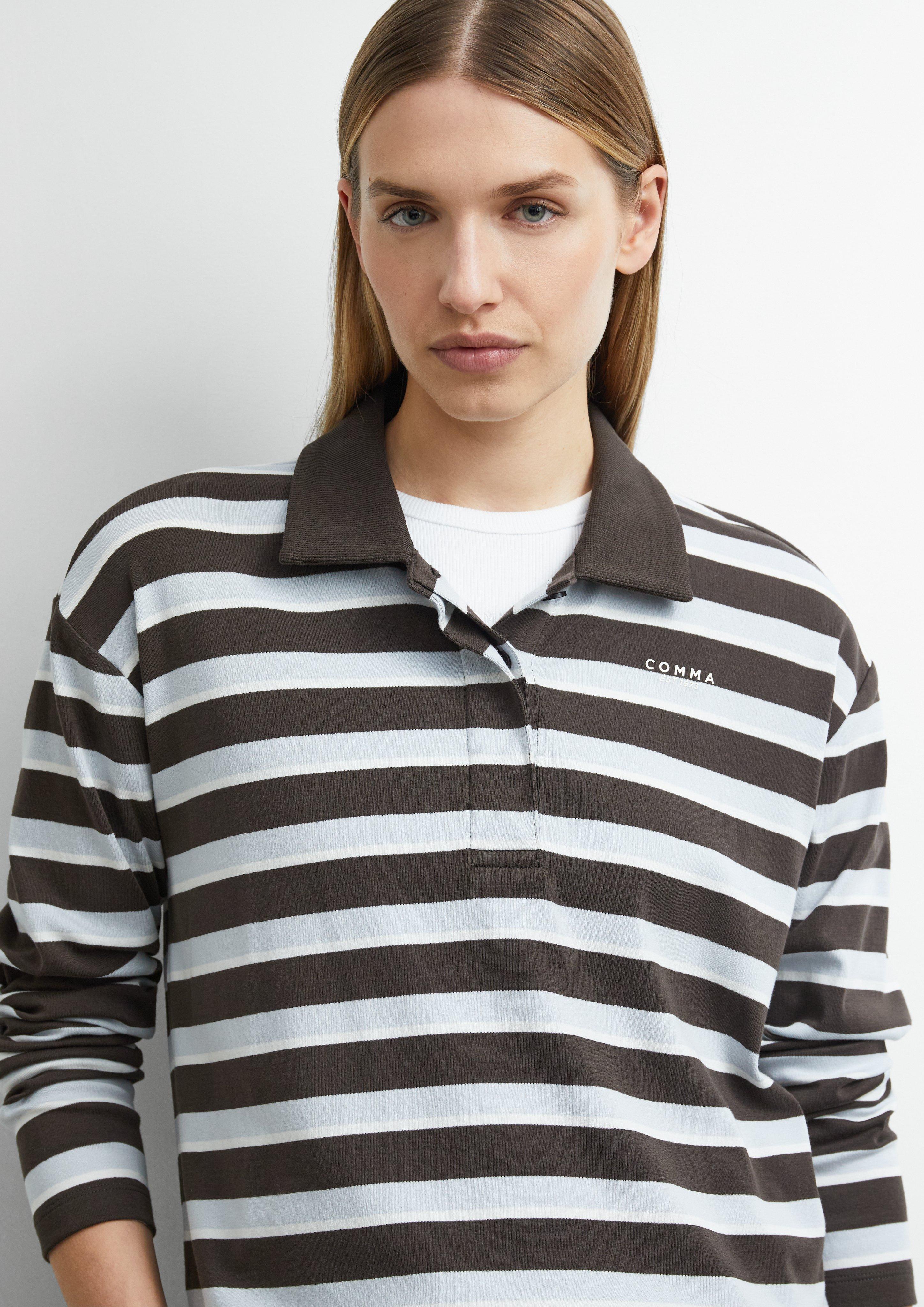T-Shirt in weiß von COMMA