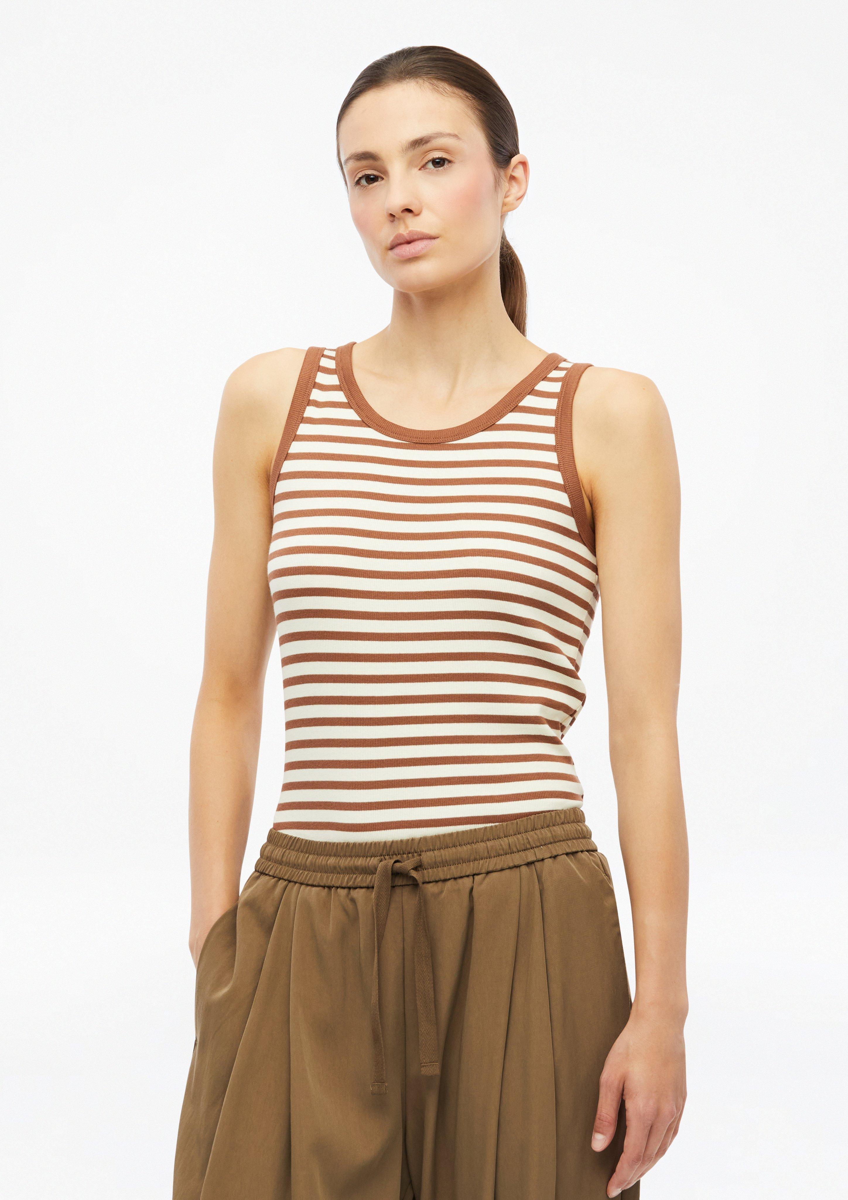 Damen Geripptes Tanktop im Slim Fit in  von s.Oliver