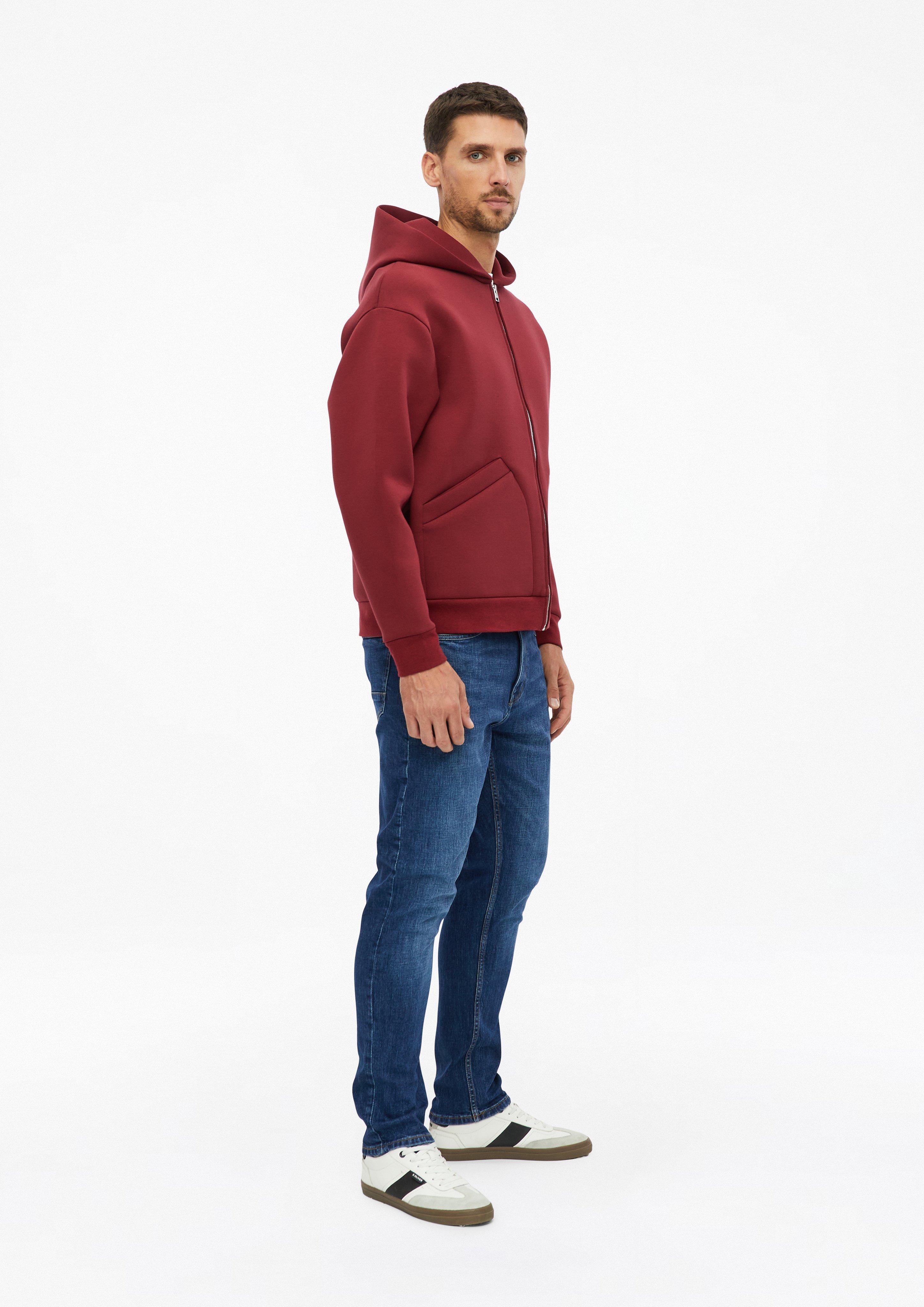 Herren Lässige Scuba-Jacke mit Kapuze in rot von s.Oliver