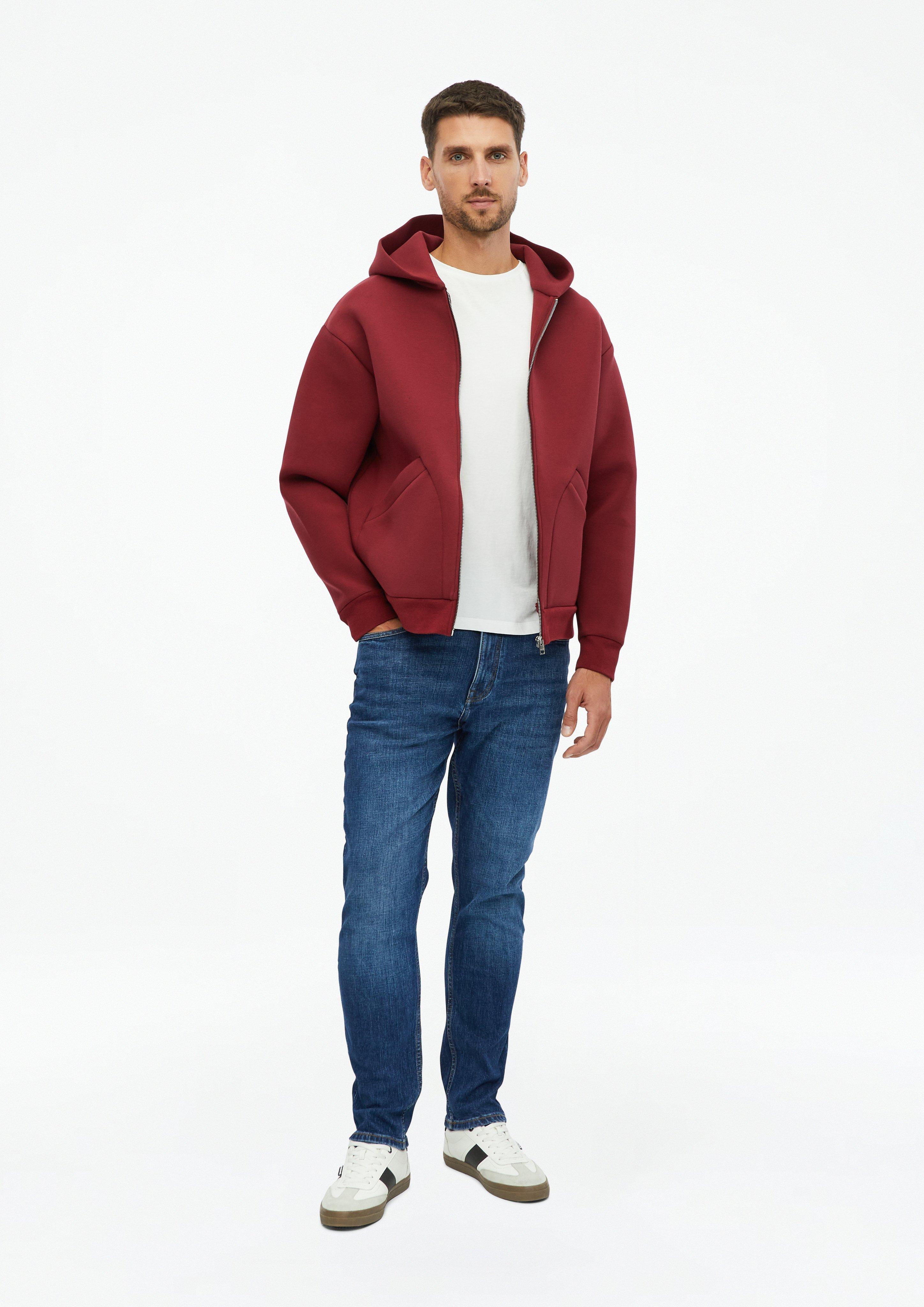 Herren Lässige Scuba-Jacke mit Kapuze in rot von s.Oliver