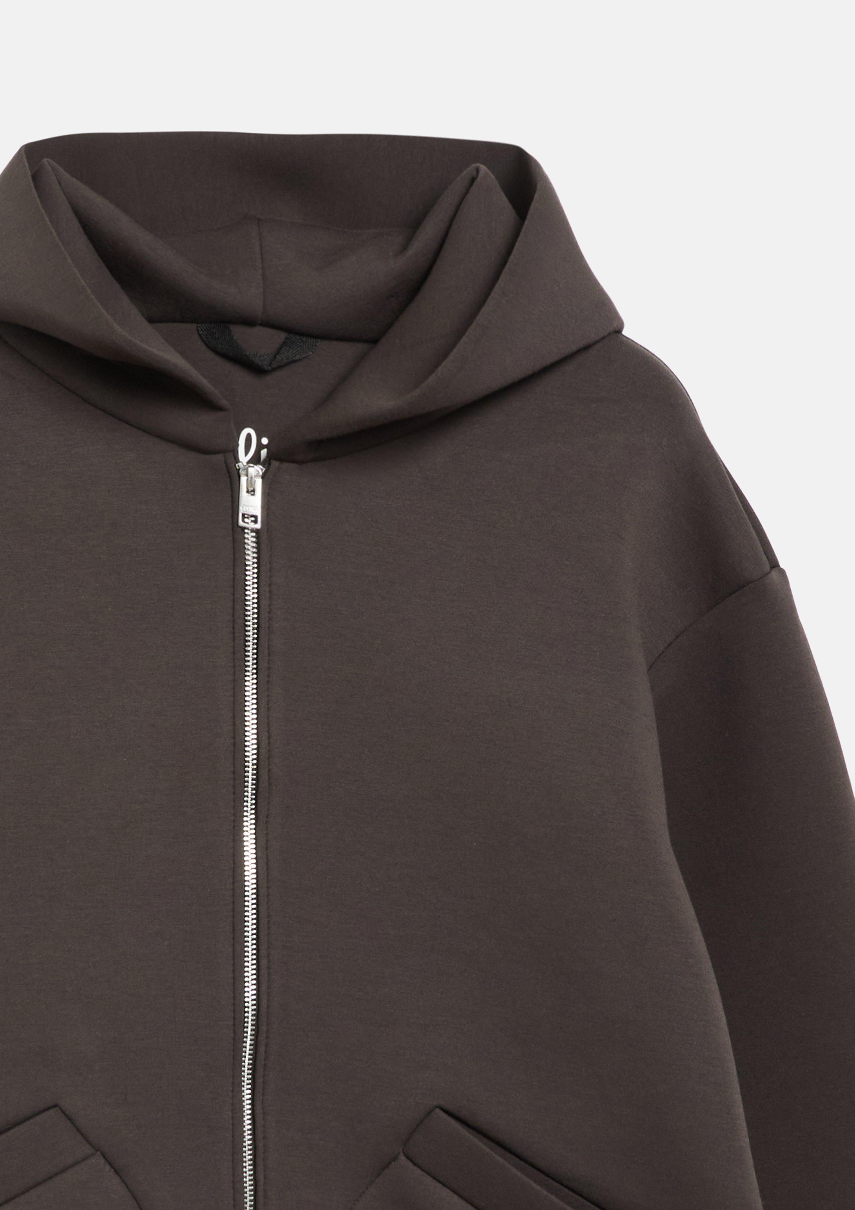 Herren Lässige Scuba-Jacke mit Kapuze in braun von s.Oliver