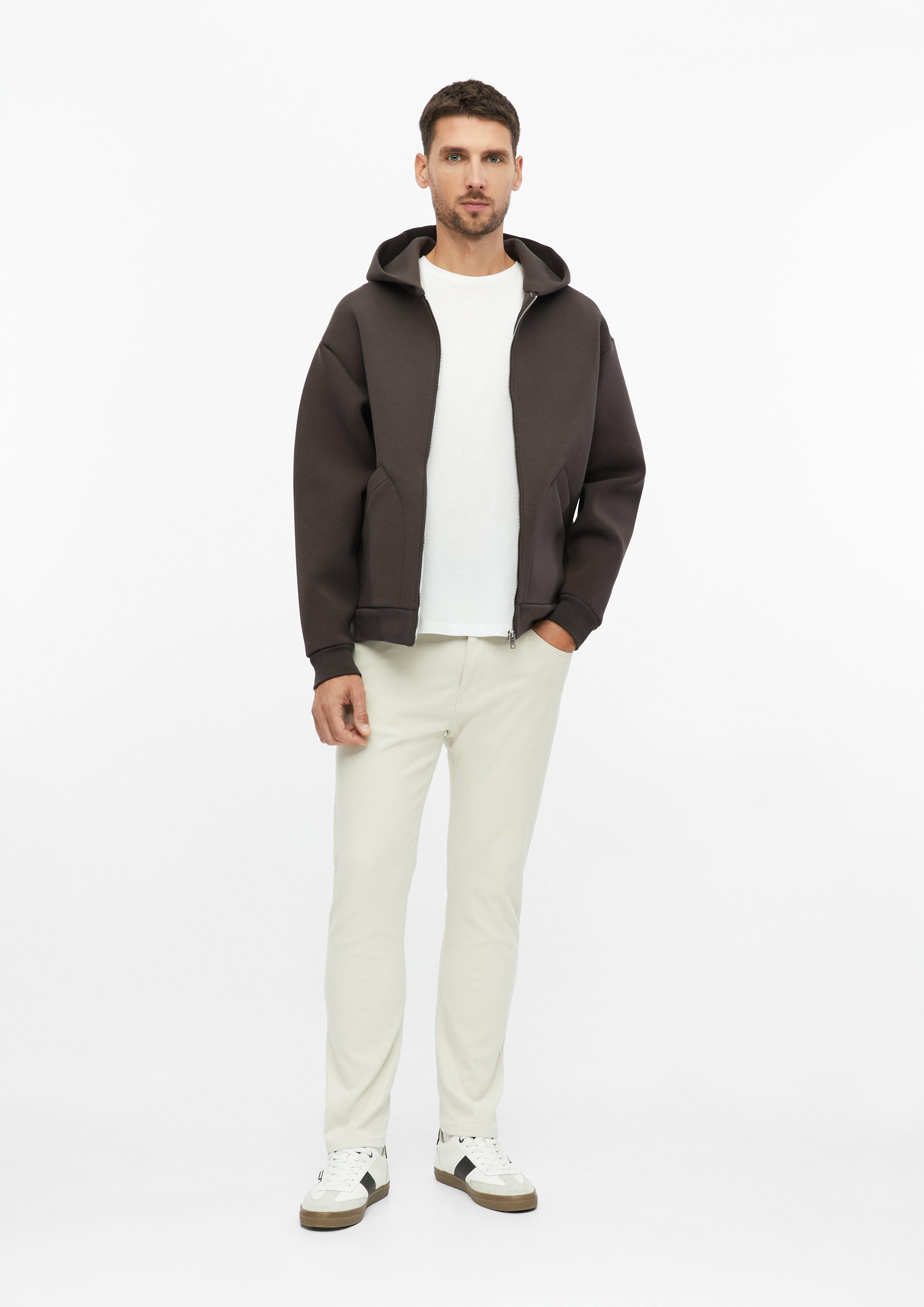 Herren Lässige Scuba-Jacke mit Kapuze in braun von s.Oliver