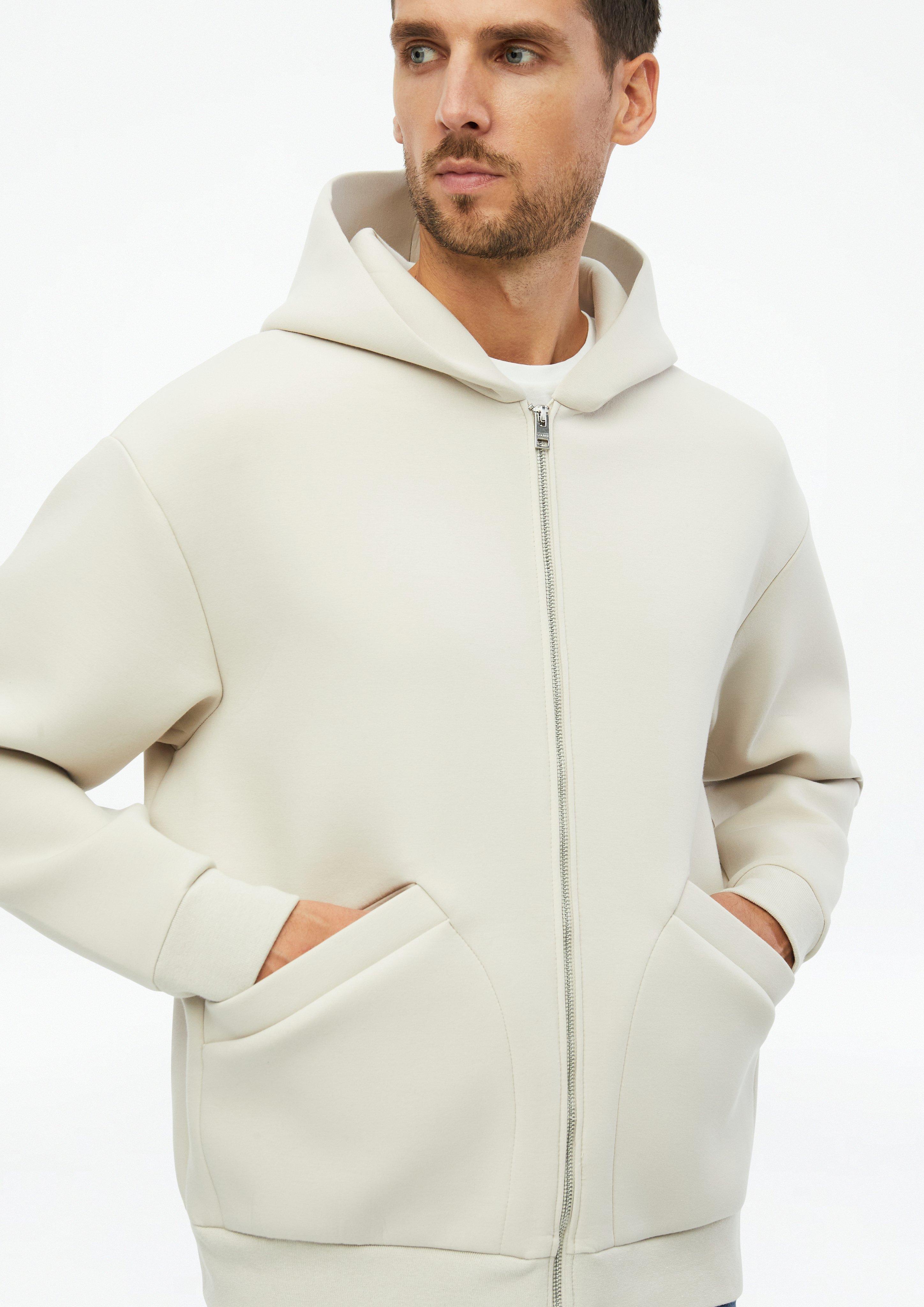 Herren Lässige Scuba-Jacke mit Kapuze in beige von s.Oliver