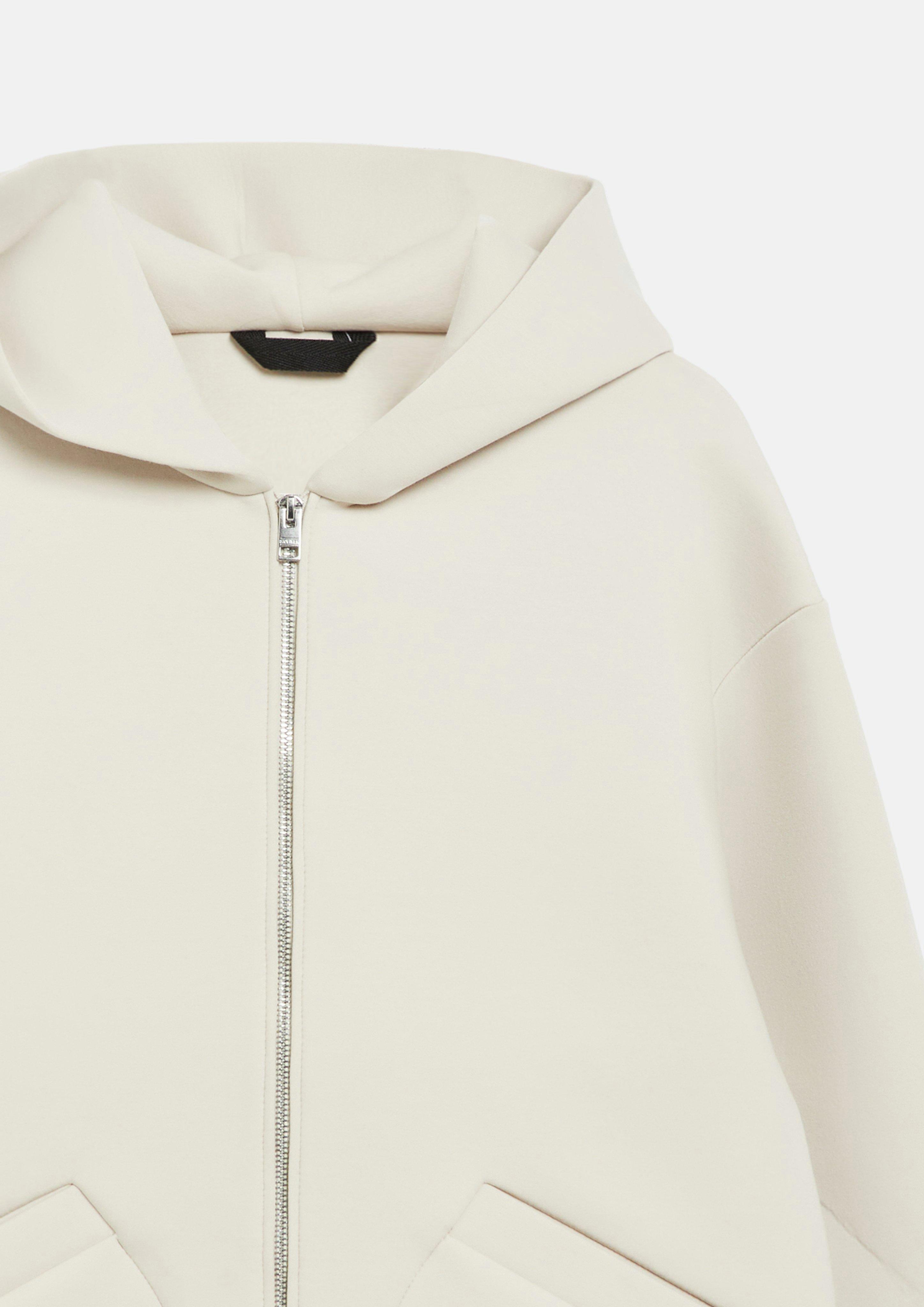 Herren Lässige Scuba-Jacke mit Kapuze in beige von s.Oliver