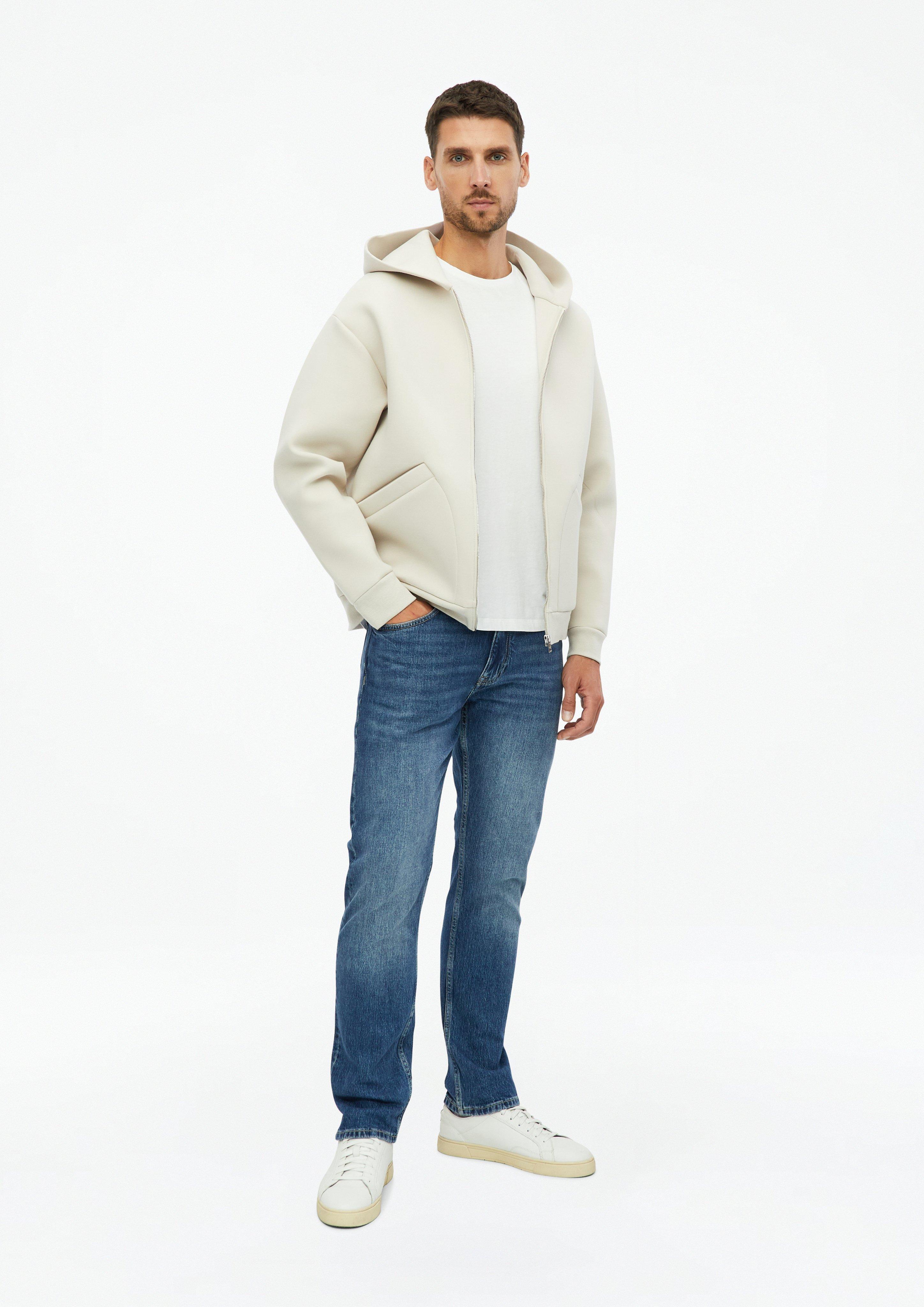 Herren Lässige Scuba-Jacke mit Kapuze in beige von s.Oliver