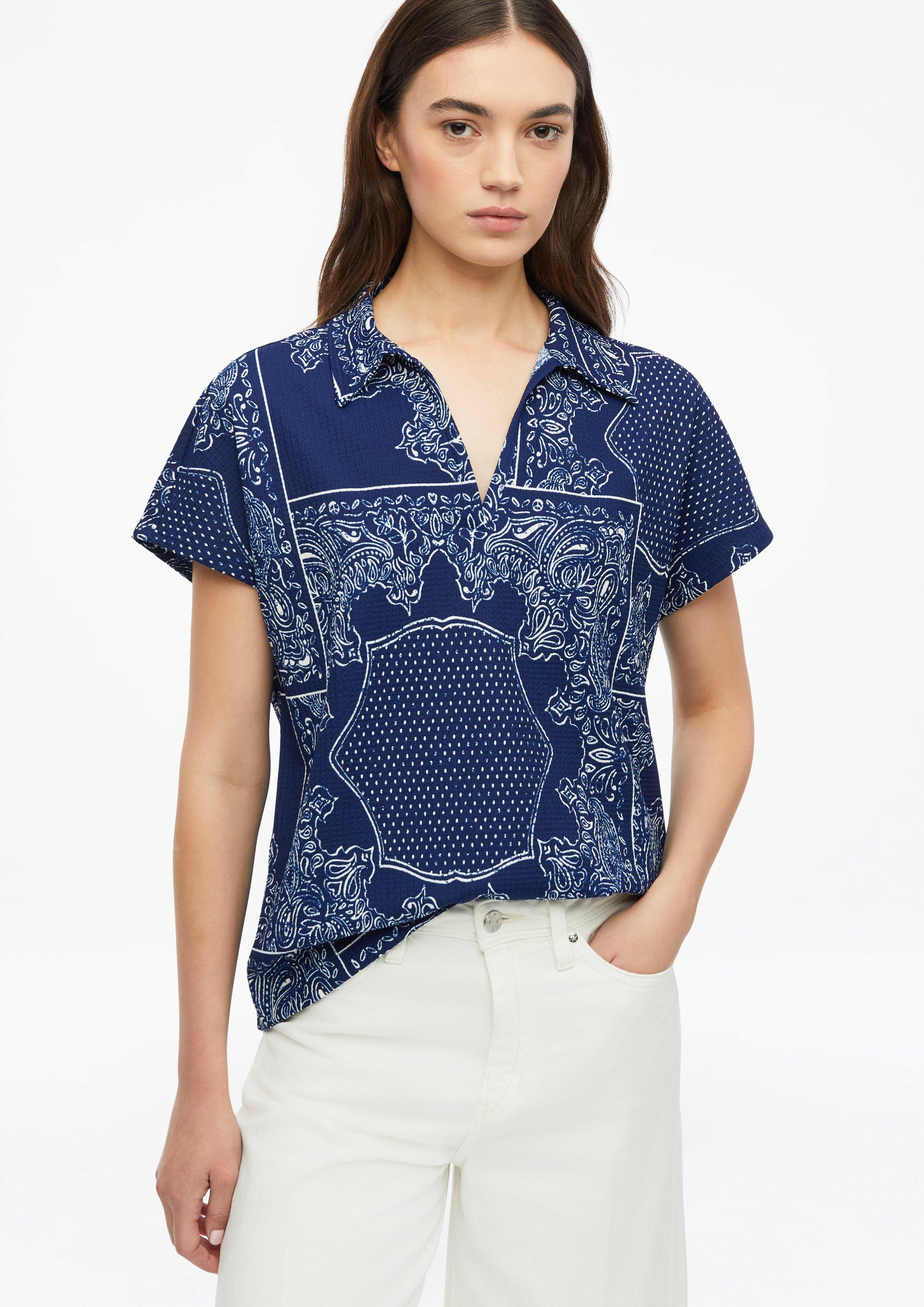 Femmes Polo en bleu de s.Oliver