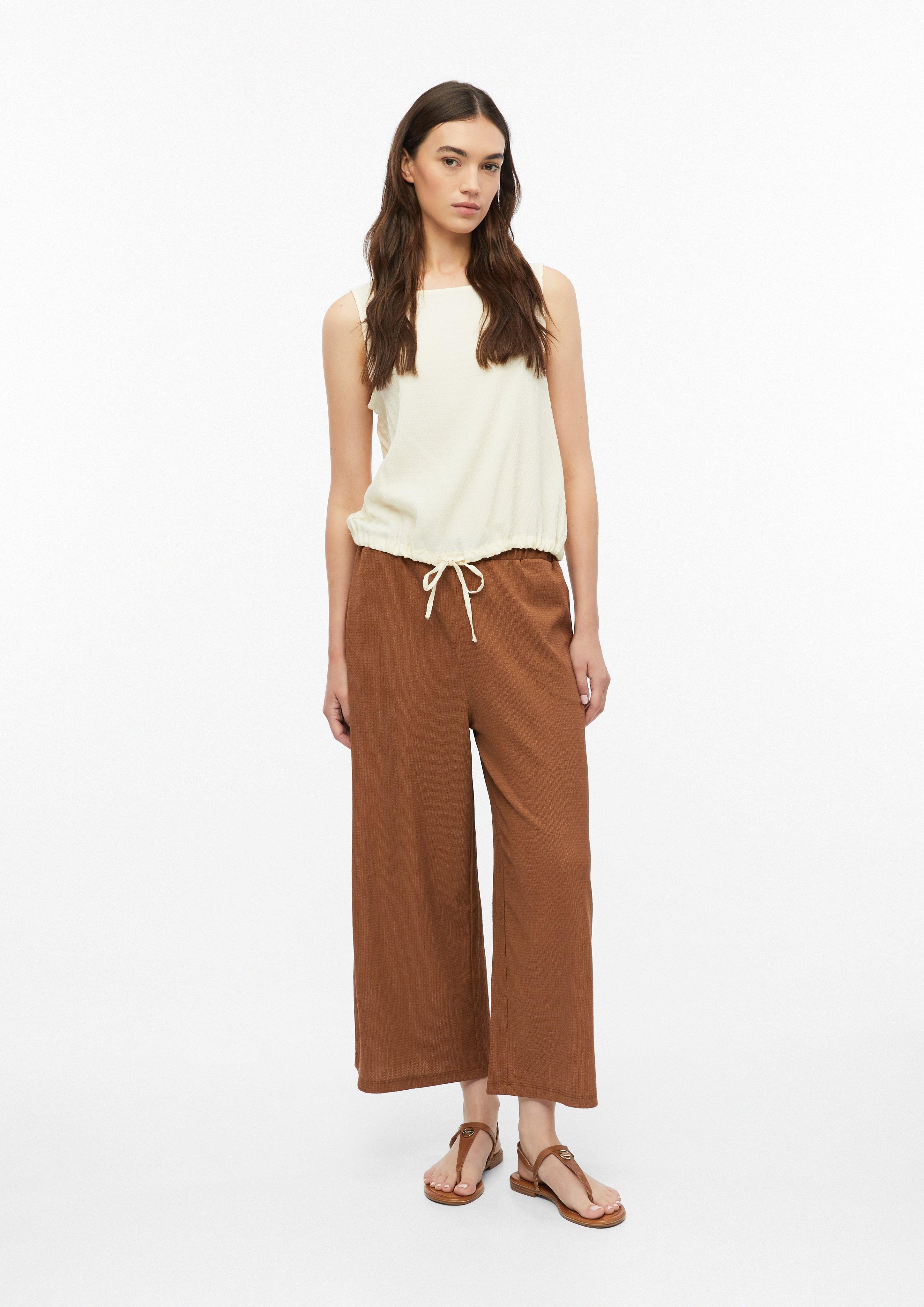 Women Structured culottes with an elastic waistband in  by s.Oliver