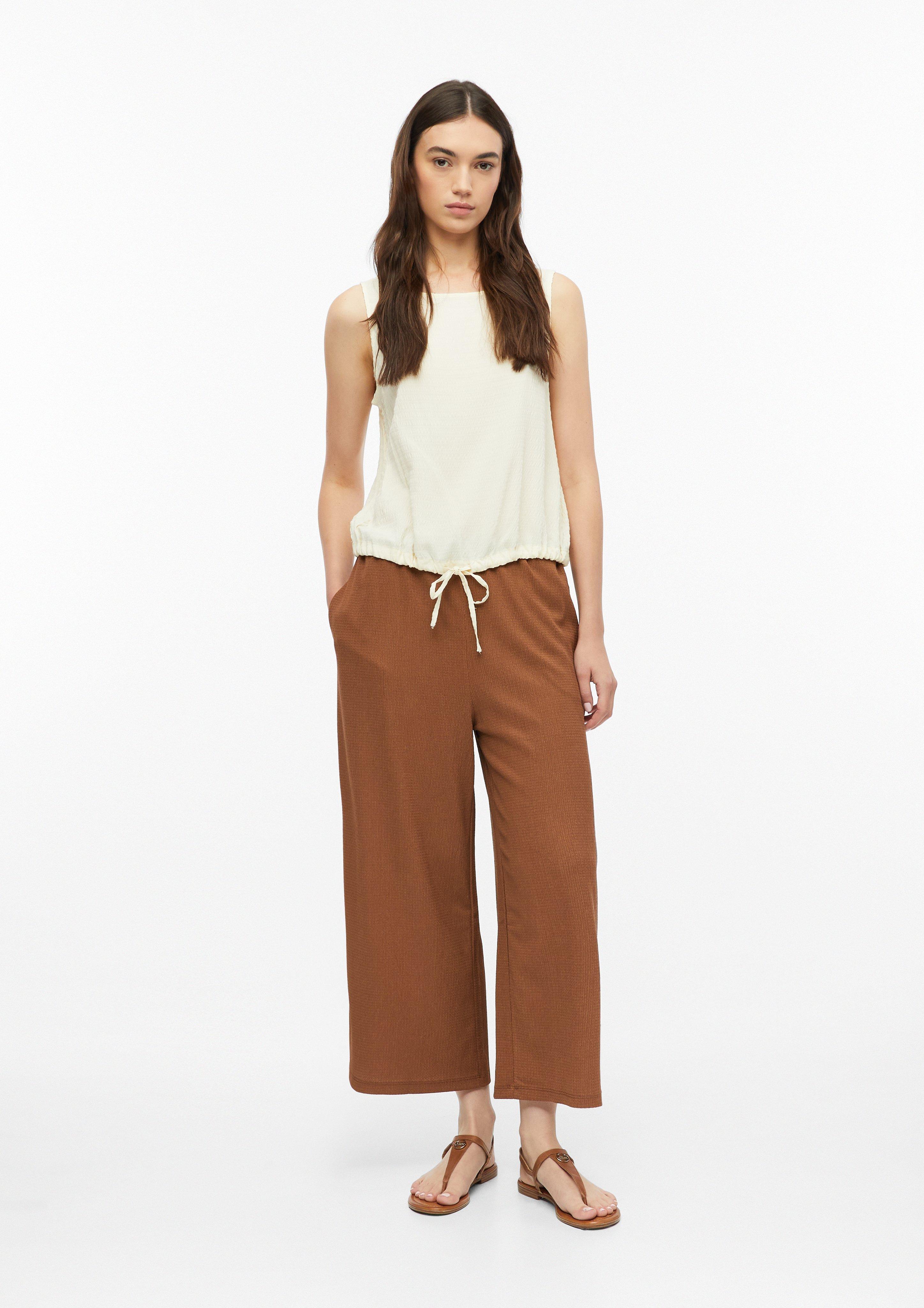 Women Trousers in brown by s.Oliver