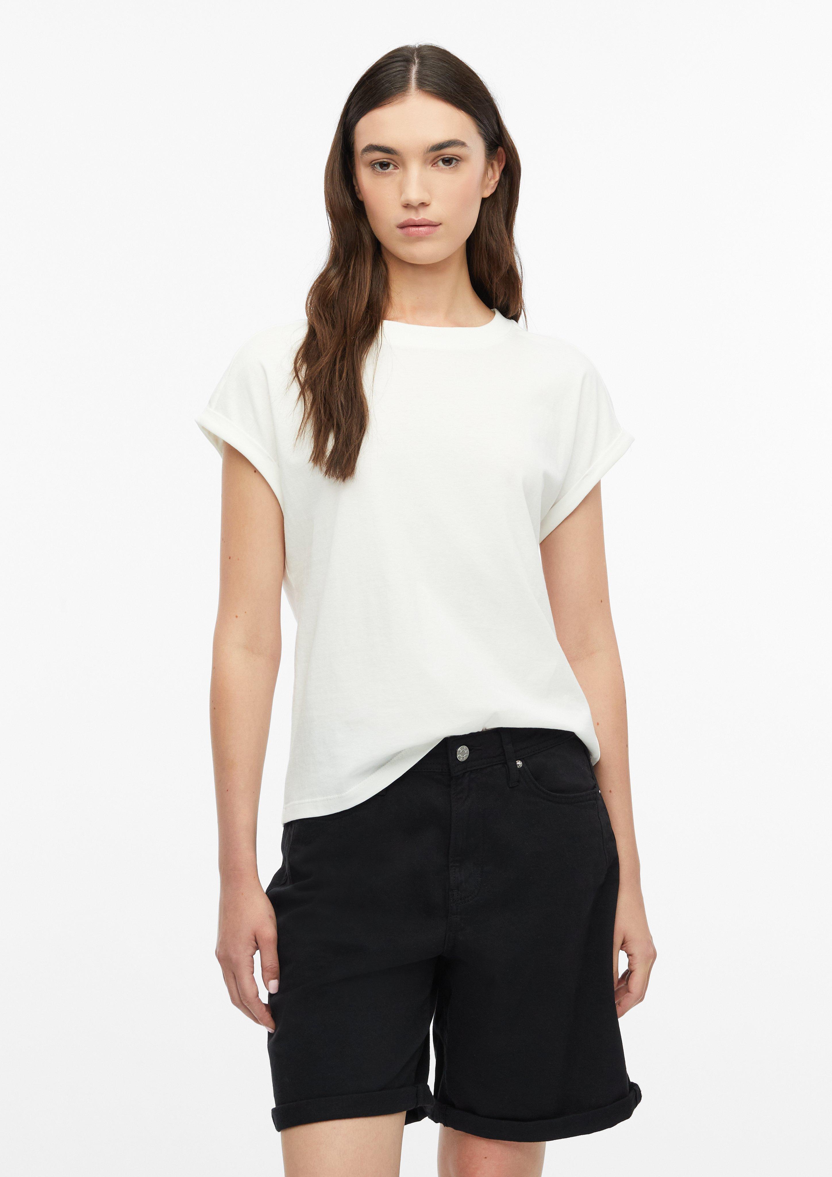 Women T-shirt with dropped shoulders and turned-up hem in  by s.Oliver