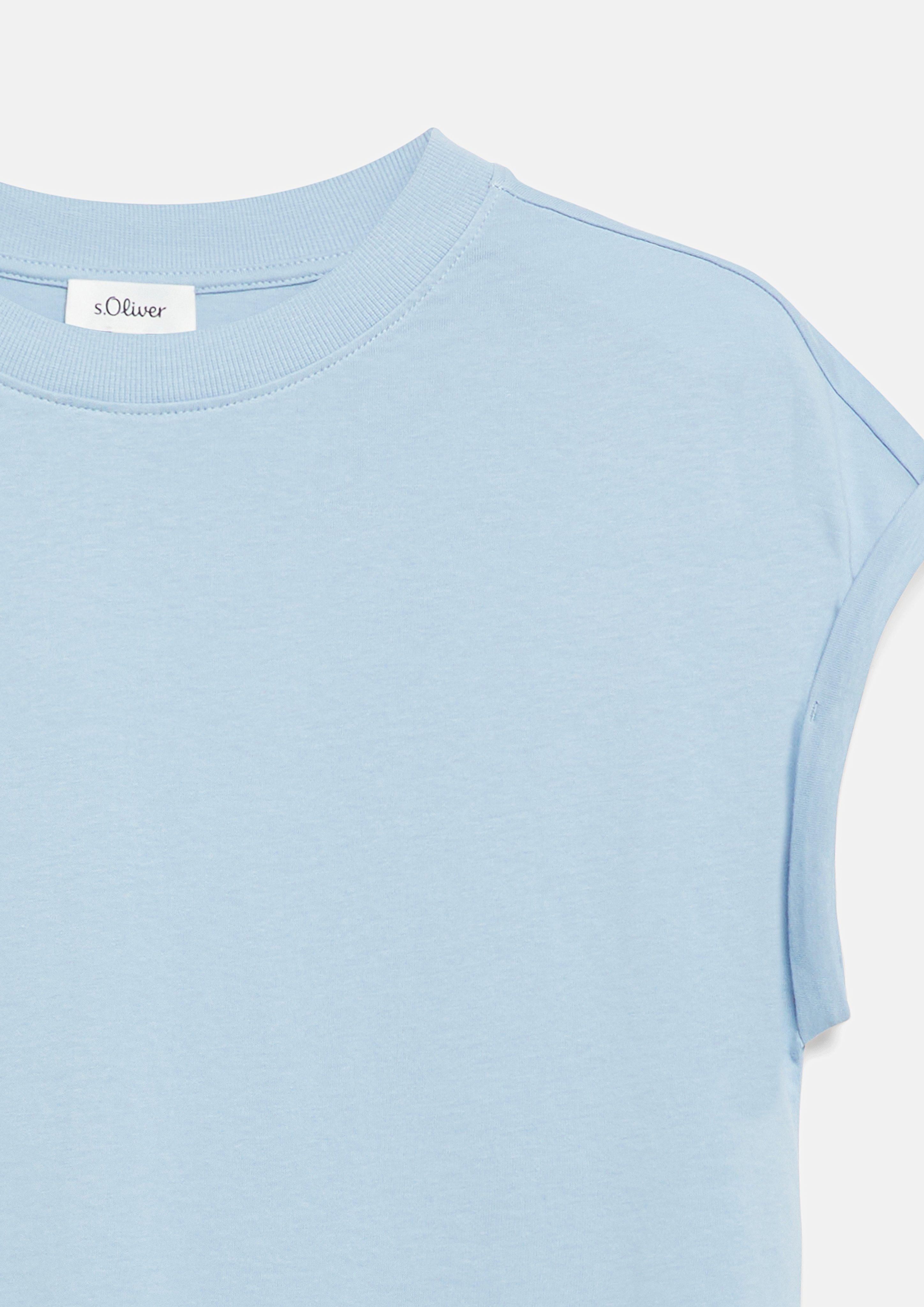 Dames T-shirt in blauw van s.Oliver