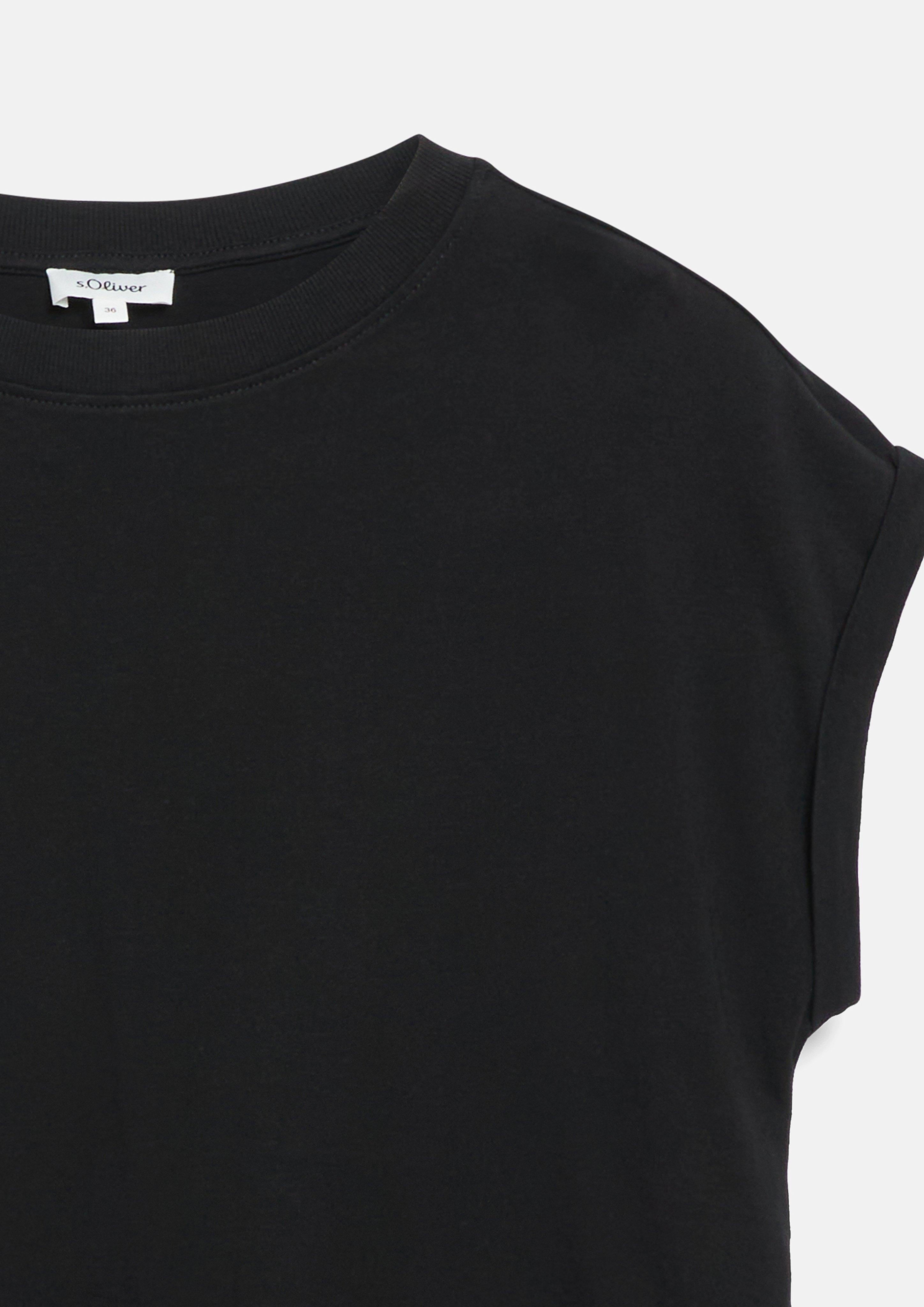 Dames T-shirt in zwart van s.Oliver