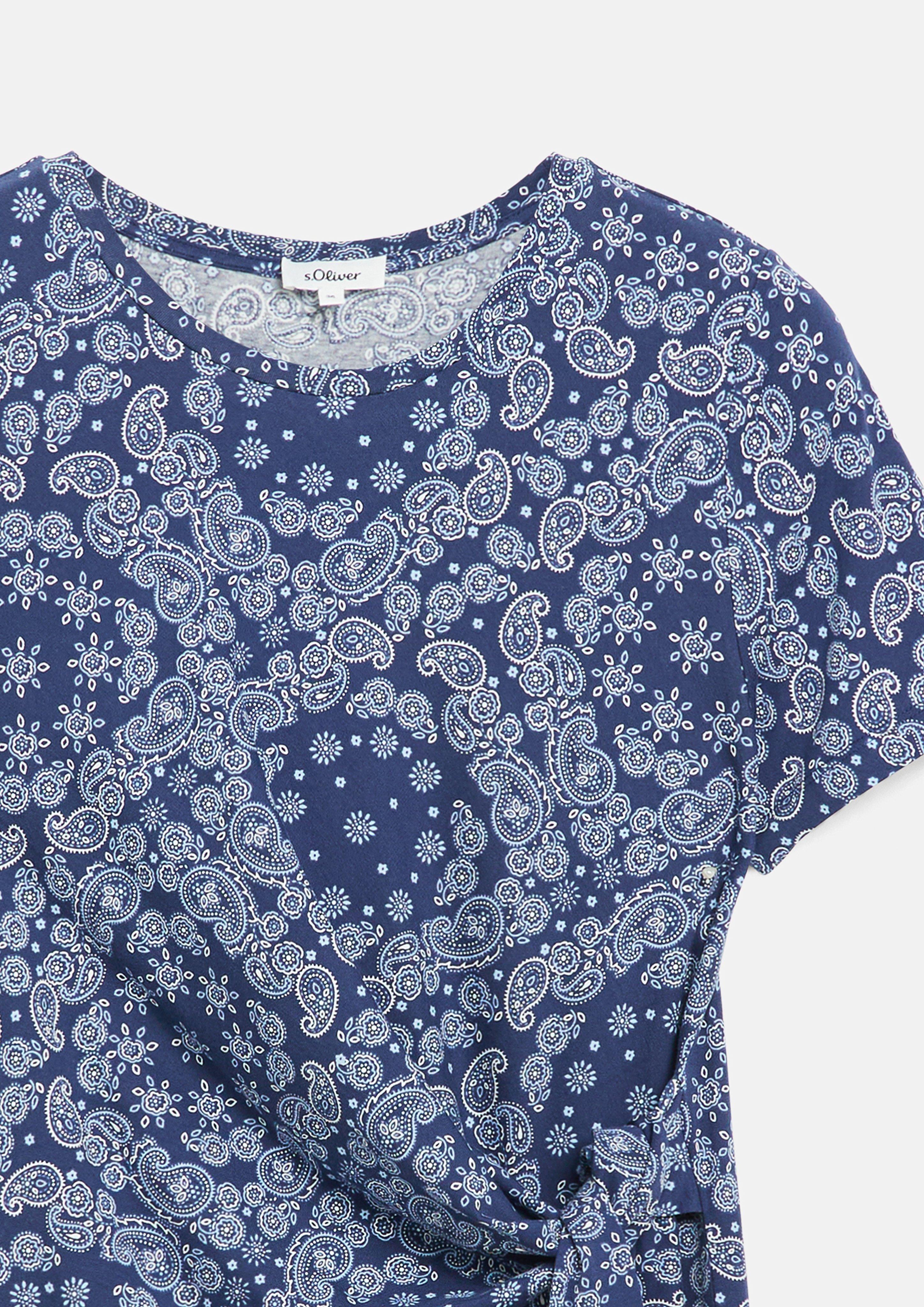 Dames Jurk in blauw van s.Oliver