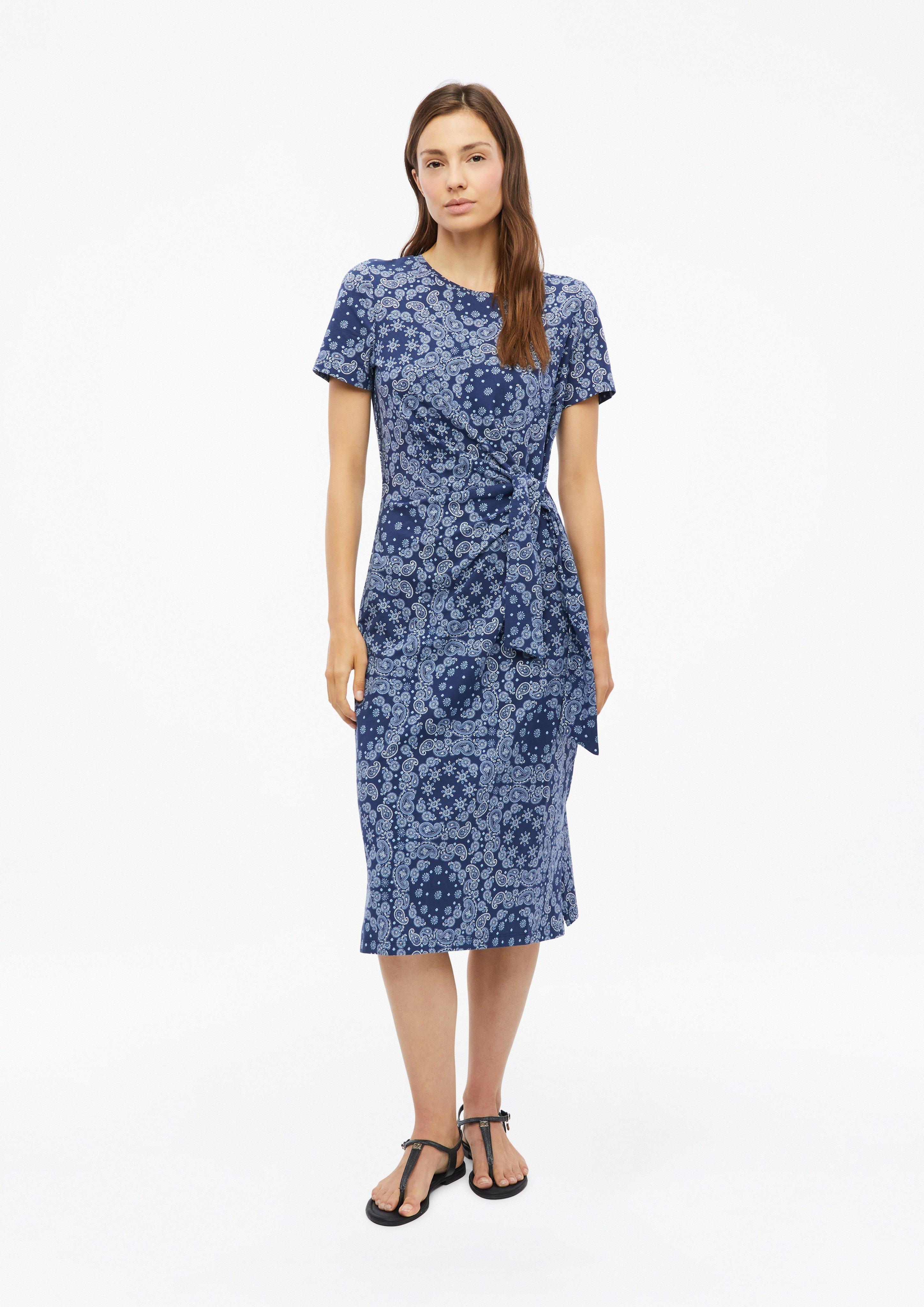 Dames Midi jersey jurk met knoopdetail in  van s.Oliver