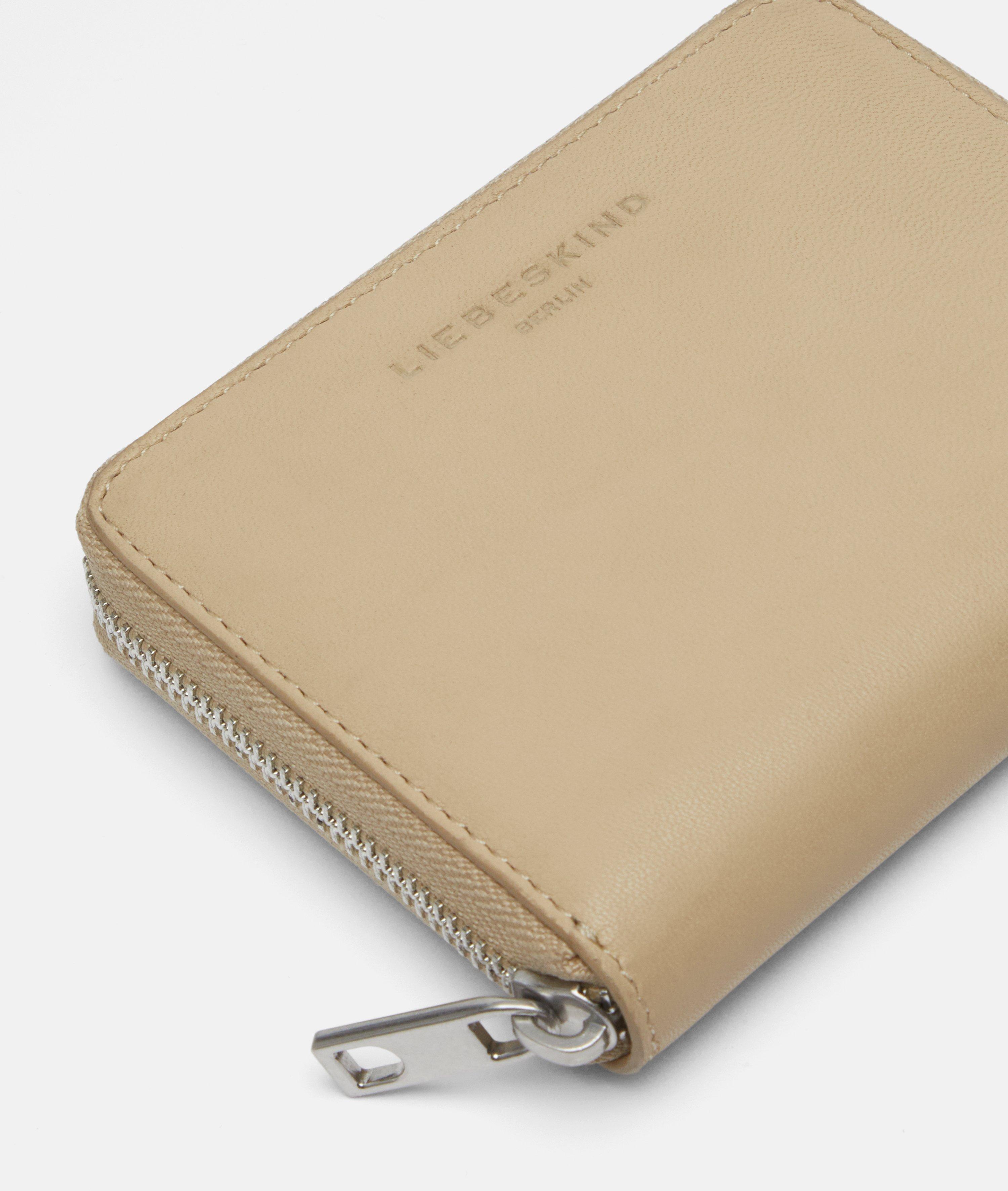 Conny Geldbörse M in beige, schwarz & braun