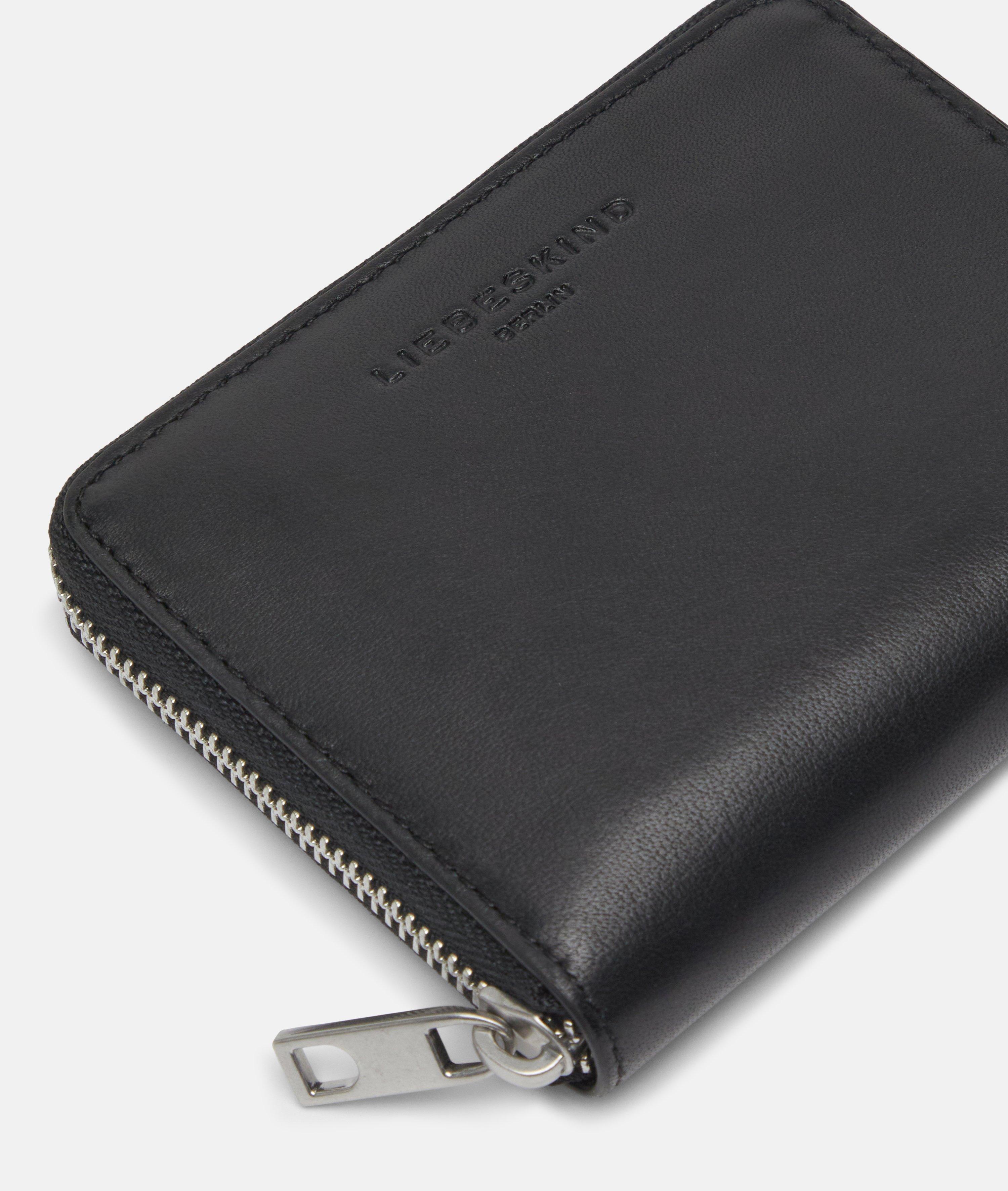 Conny Geldbörse M in schwarz, beige & braun