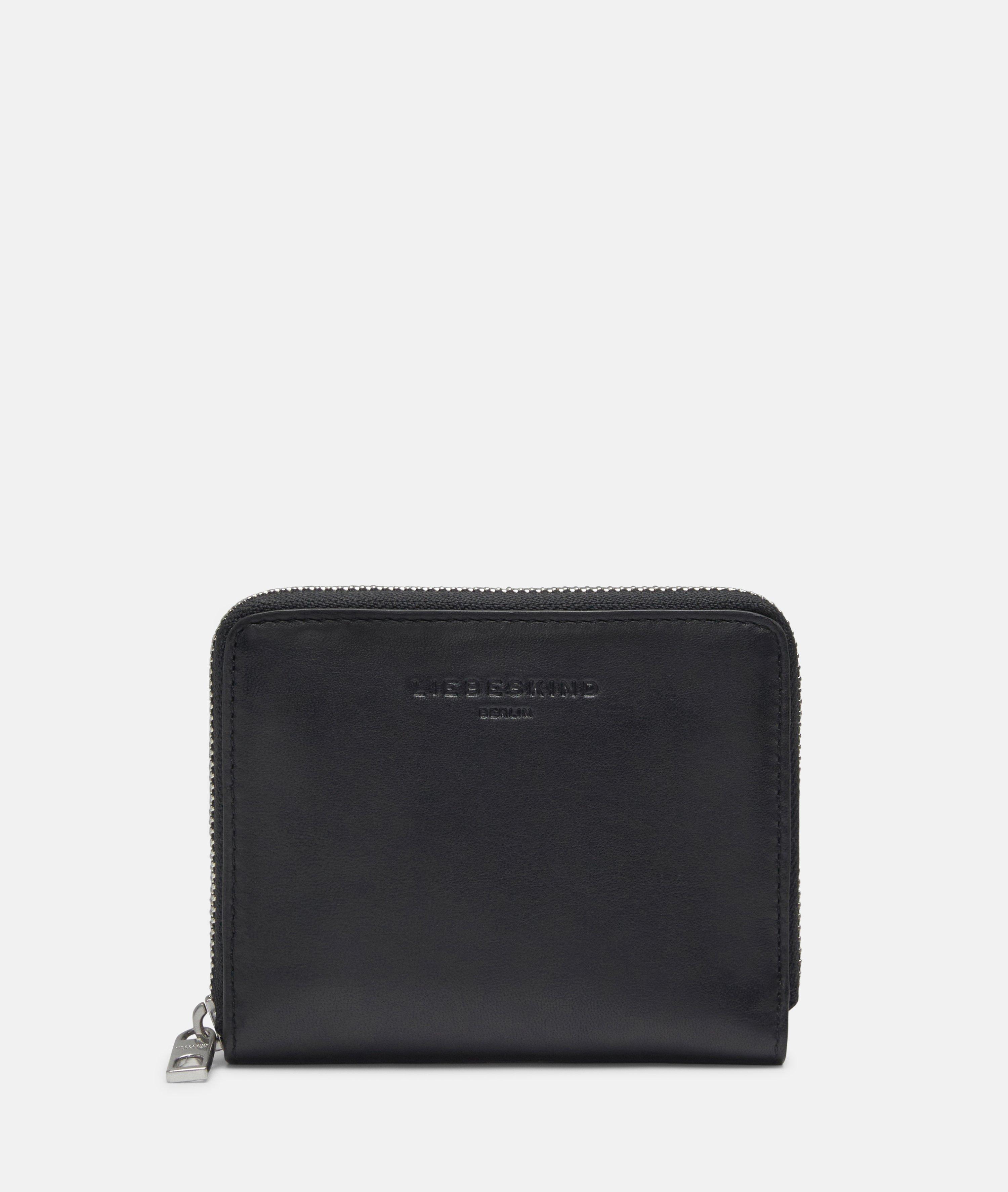 Conny Geldbörse M in schwarz, beige & braun