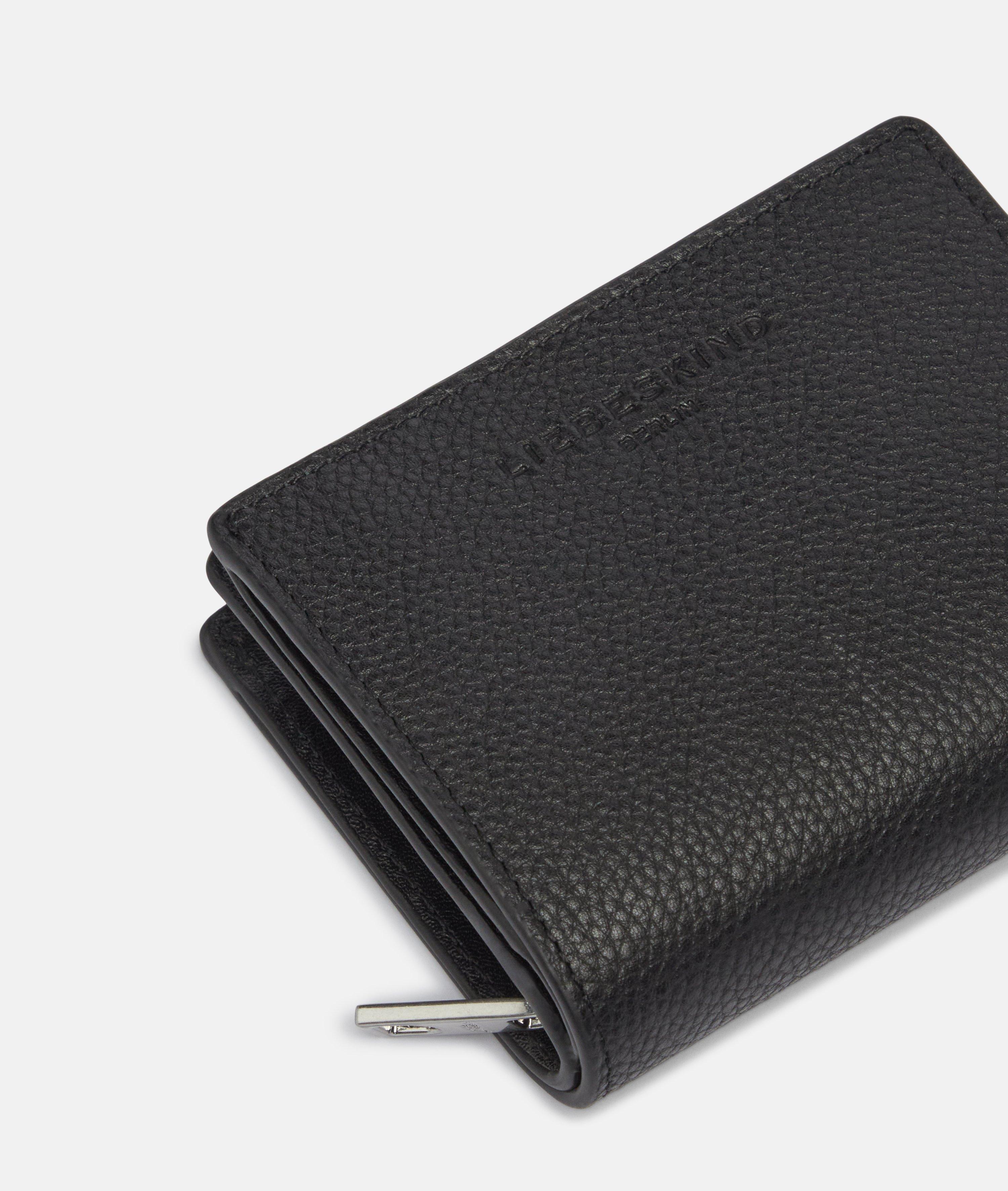 Thea Porte-monnaie M en noir & bleu