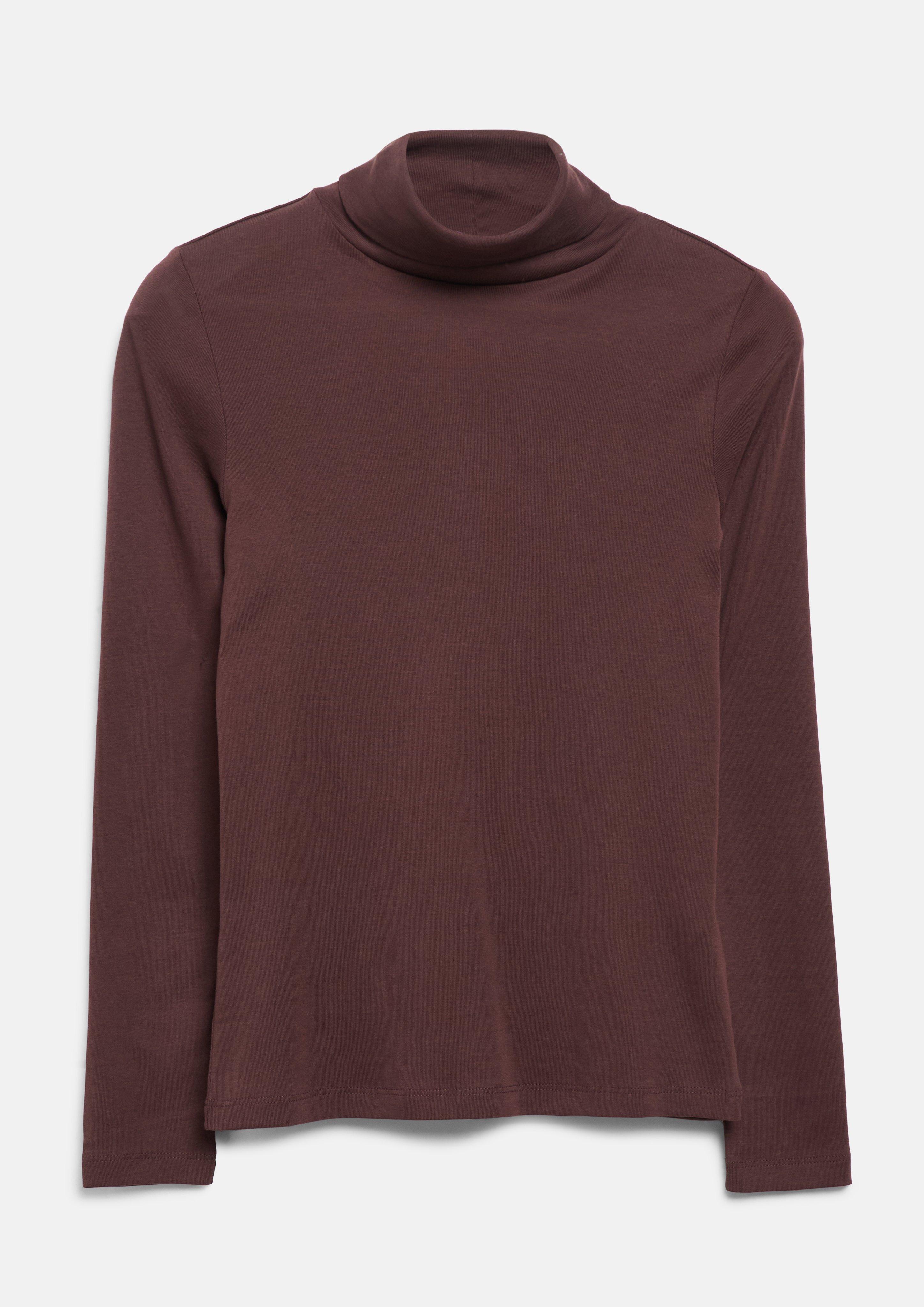 Pull à col roulé coupe ajustée en bordeaux de s.Oliver