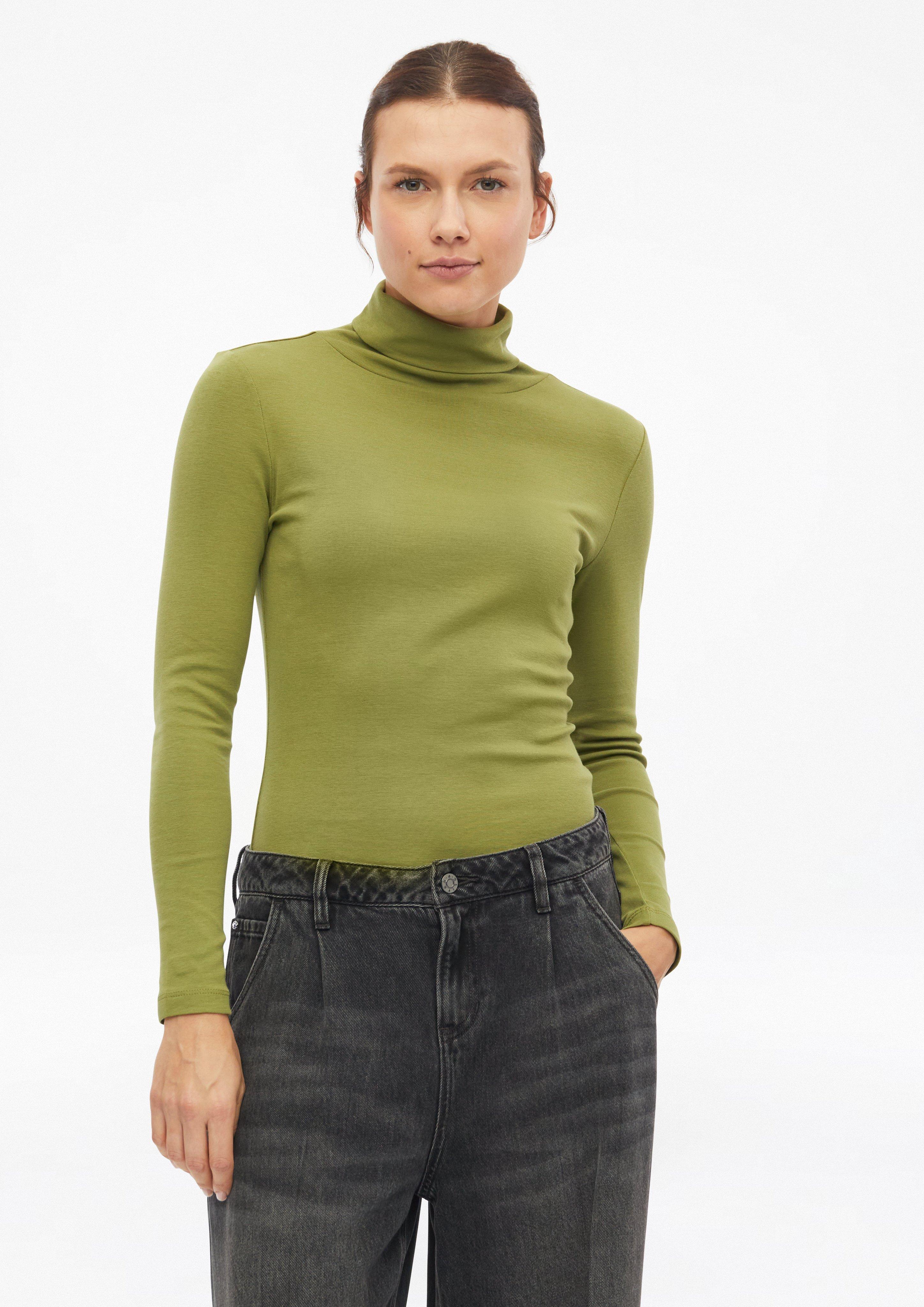 Pull à col roulé coupe ajustée en guacamole de s.Oliver